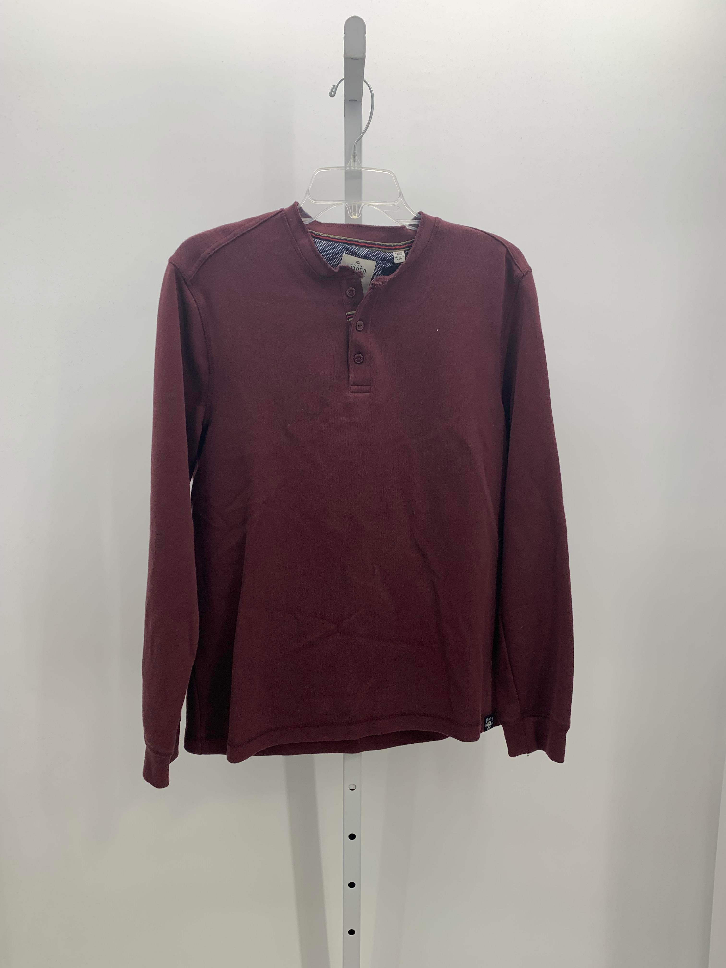 HENLEY KNIT SHIRT- COPPER OAK