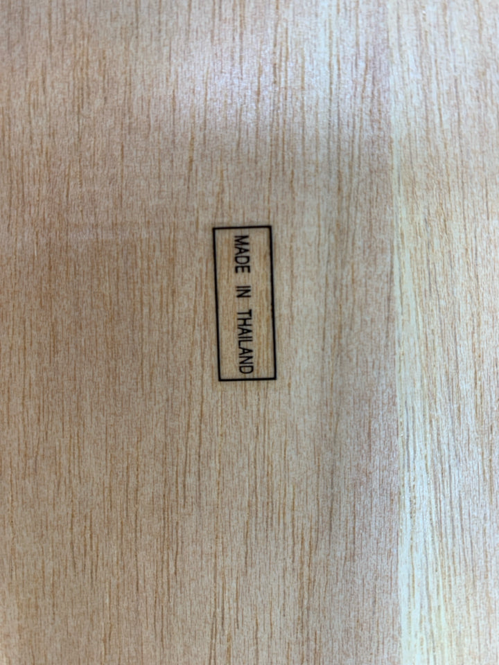 DIVIDED WOODEN UTENSIL STORAGE.