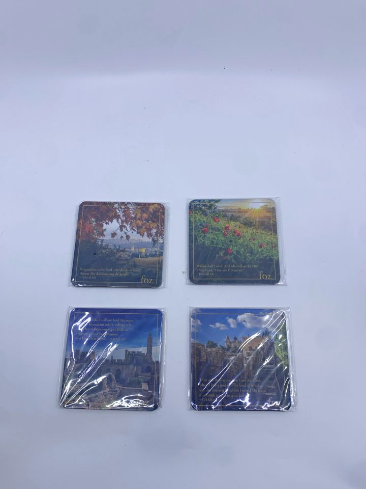 4 NIP COASTERS.