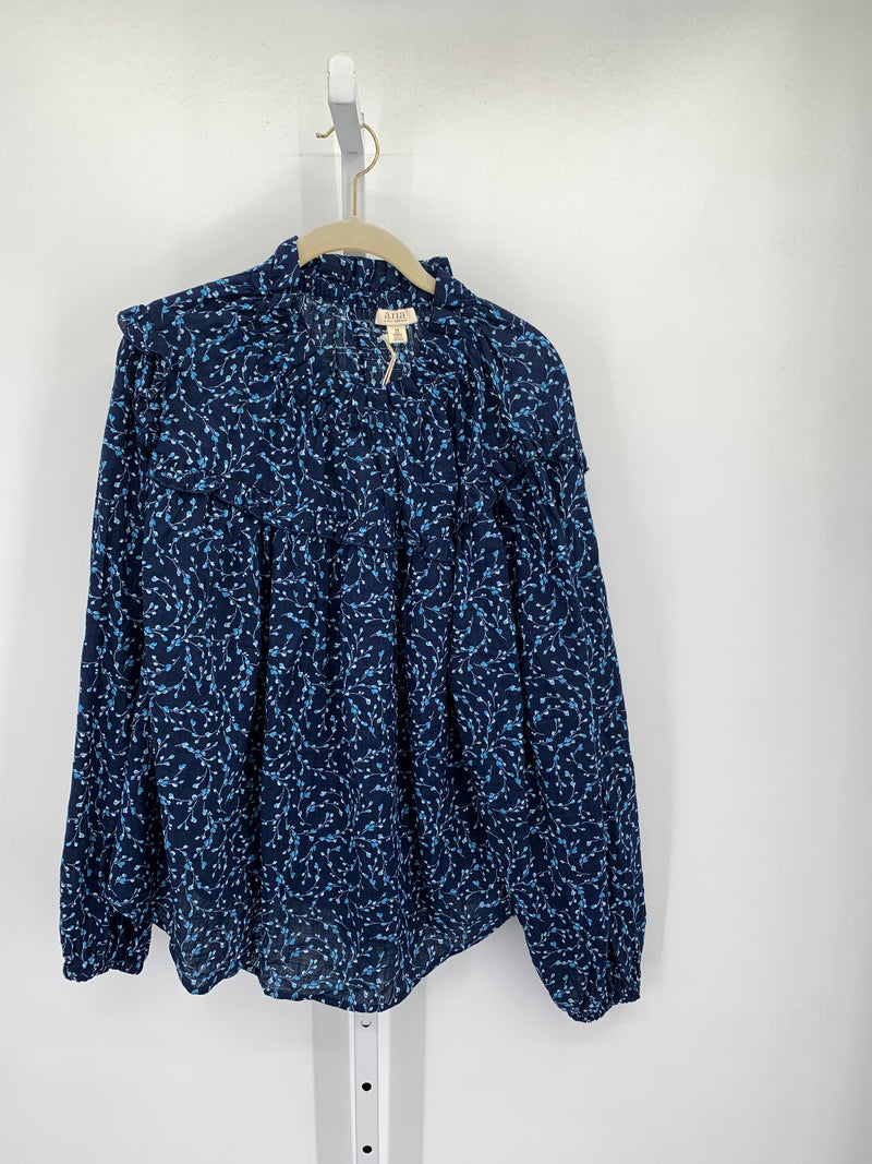 A.N.A. Size 2X Womens Long Sleeve Shirt