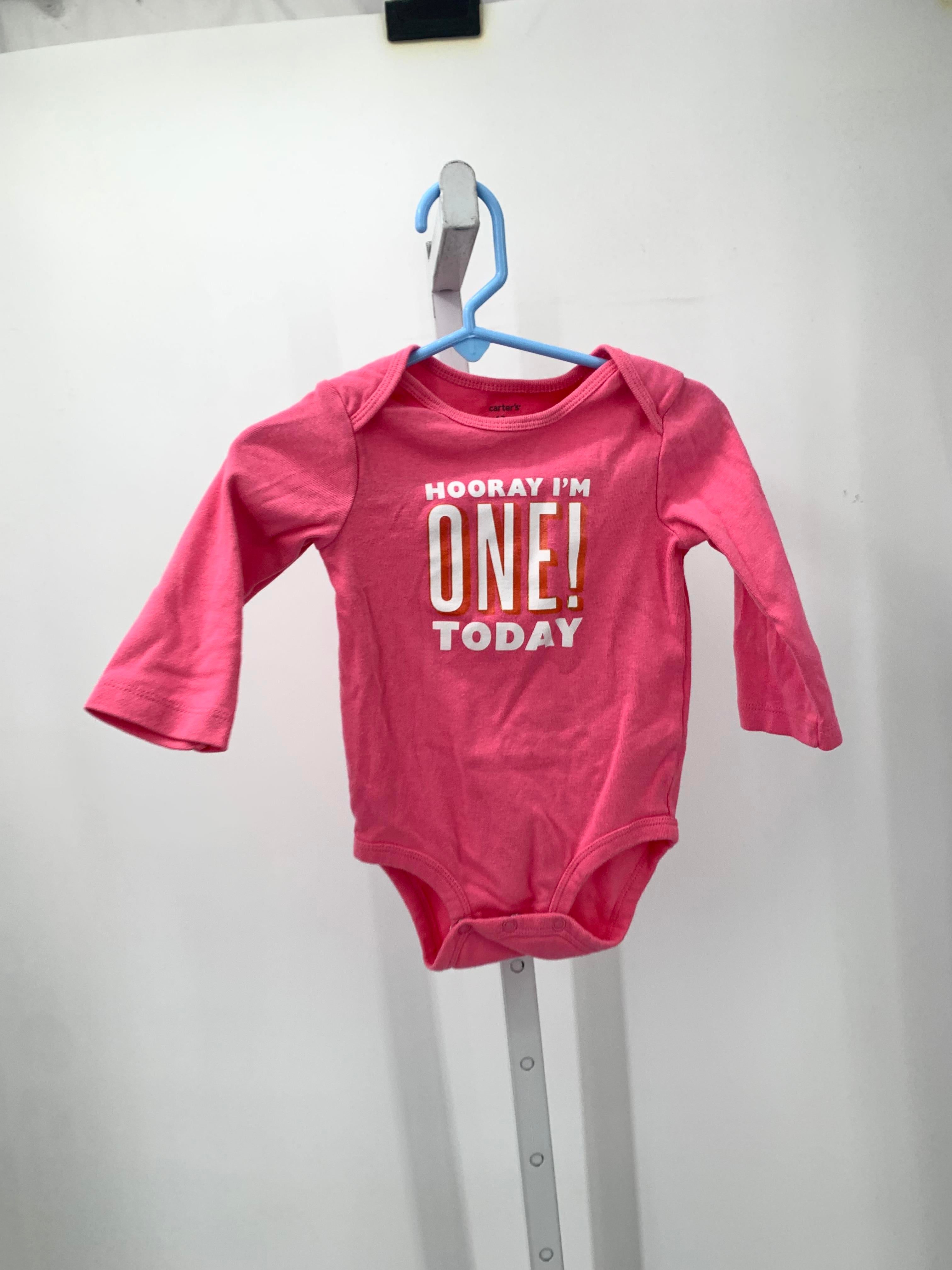 Carters Size 12 Months Girls Long Sleeve Shirt