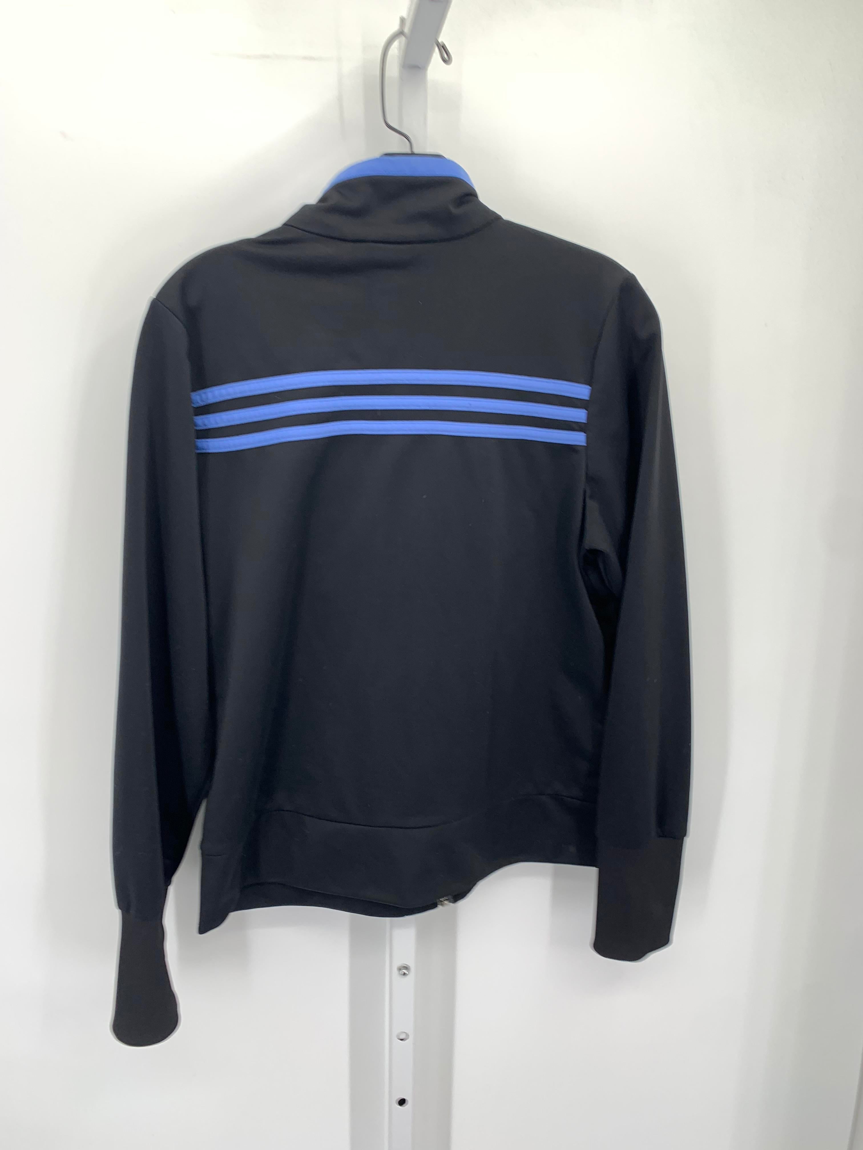 BLUE TRIM ZIP KNIT