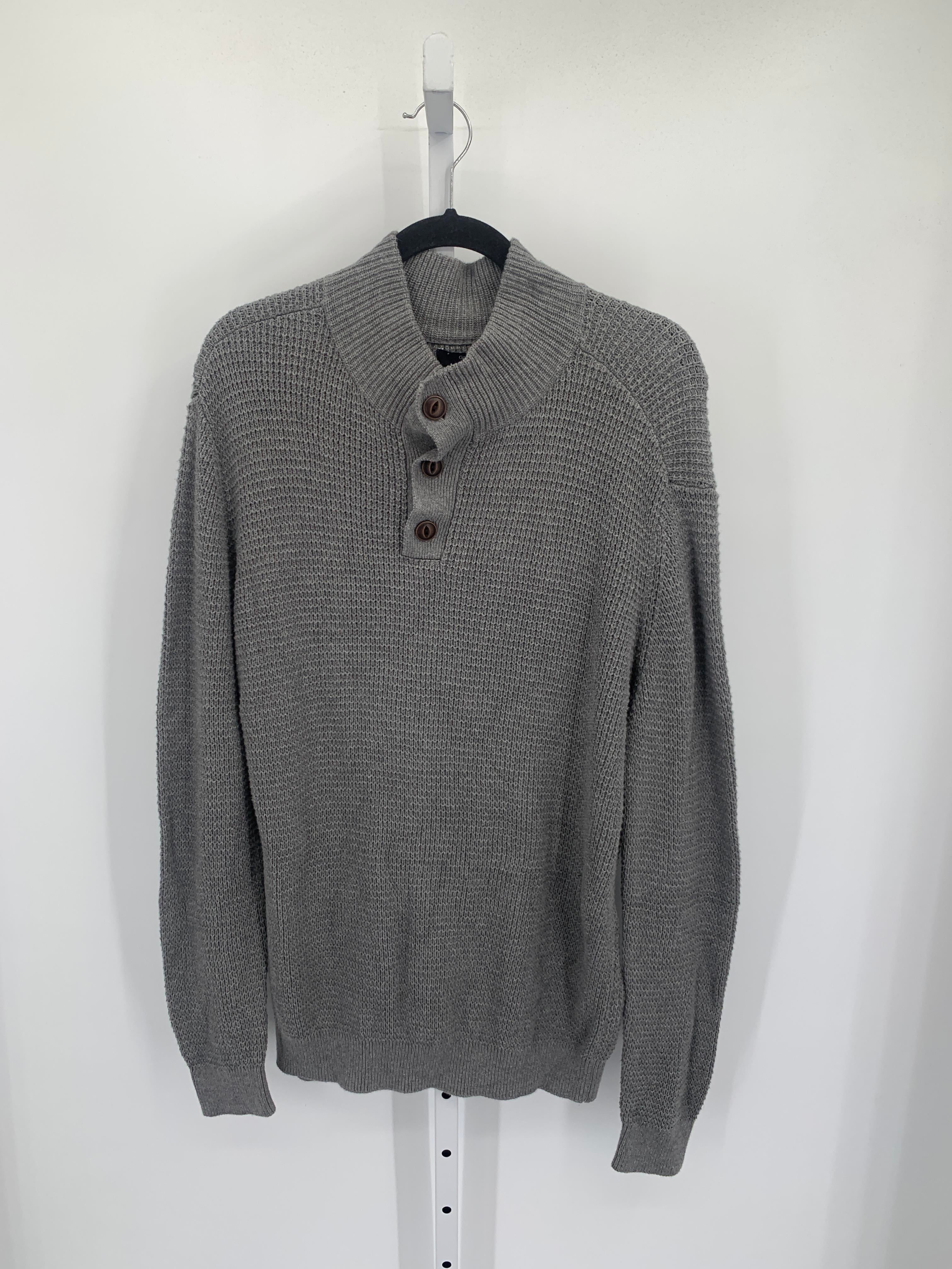 BUTTONS WAFFLE KNIT SWEATER