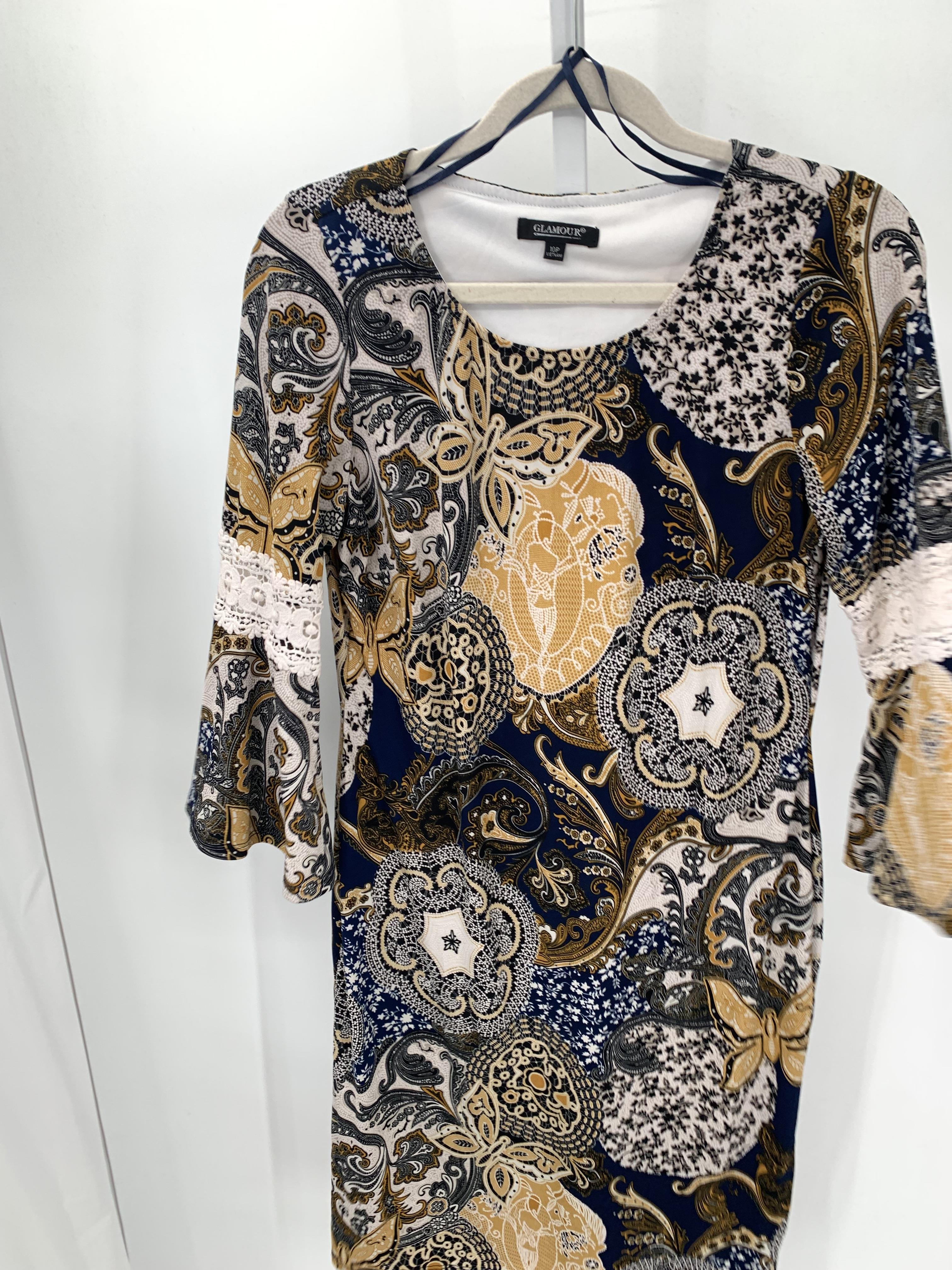 Size 10 Petite Petite Long Sleeve Dress