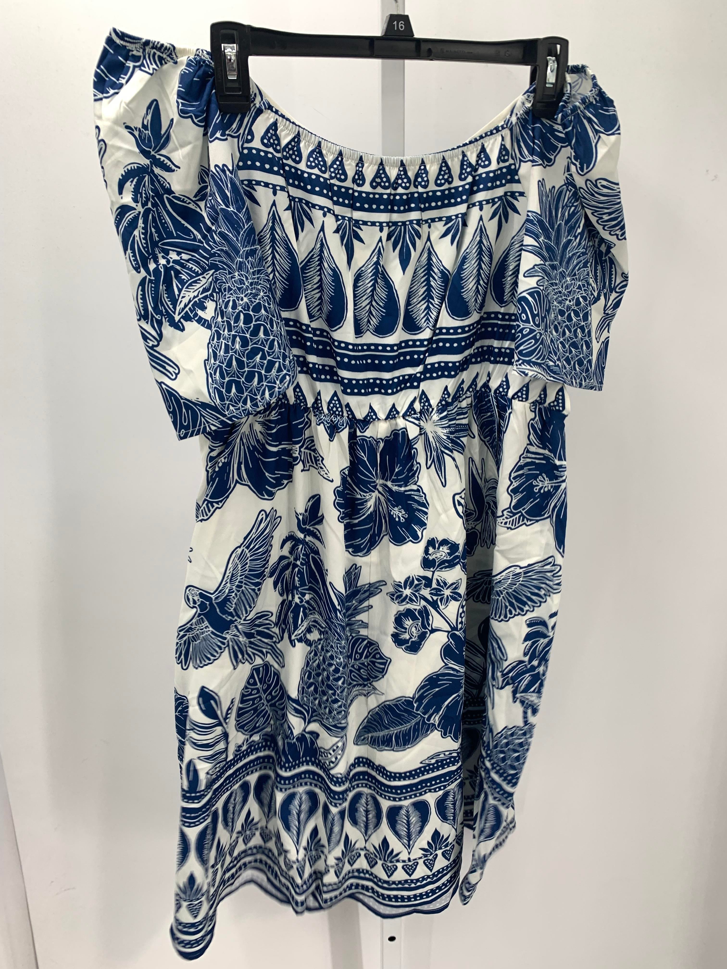 Size 14/16 W Womens Short Sleeve Dress