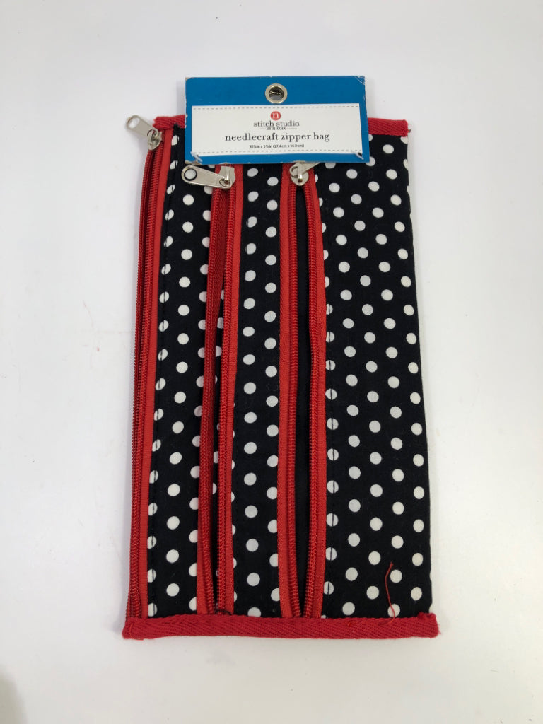 NWT NEEDLECRAFT ZIPPER BAG STITCH STUDIO.