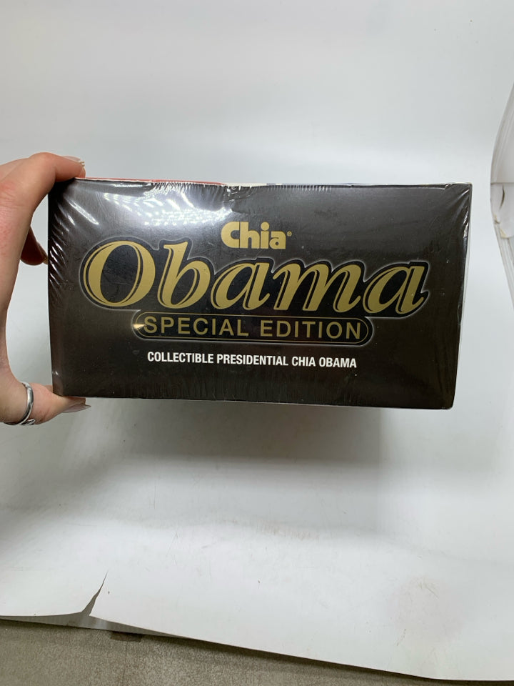 NIB BARACK OBAMA SPECIAL EDITION CHIA PET.