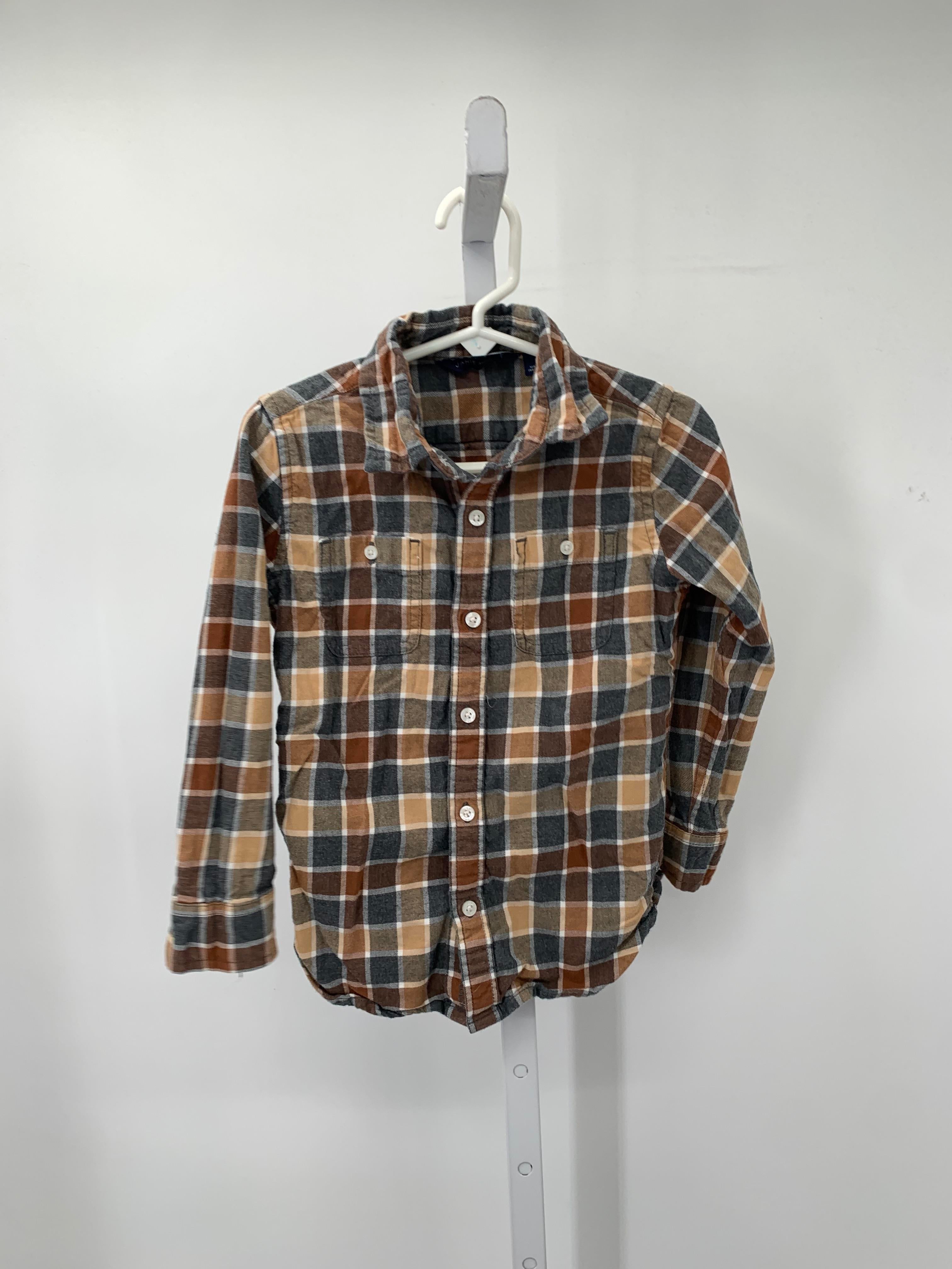 PLAID BTN DOWN