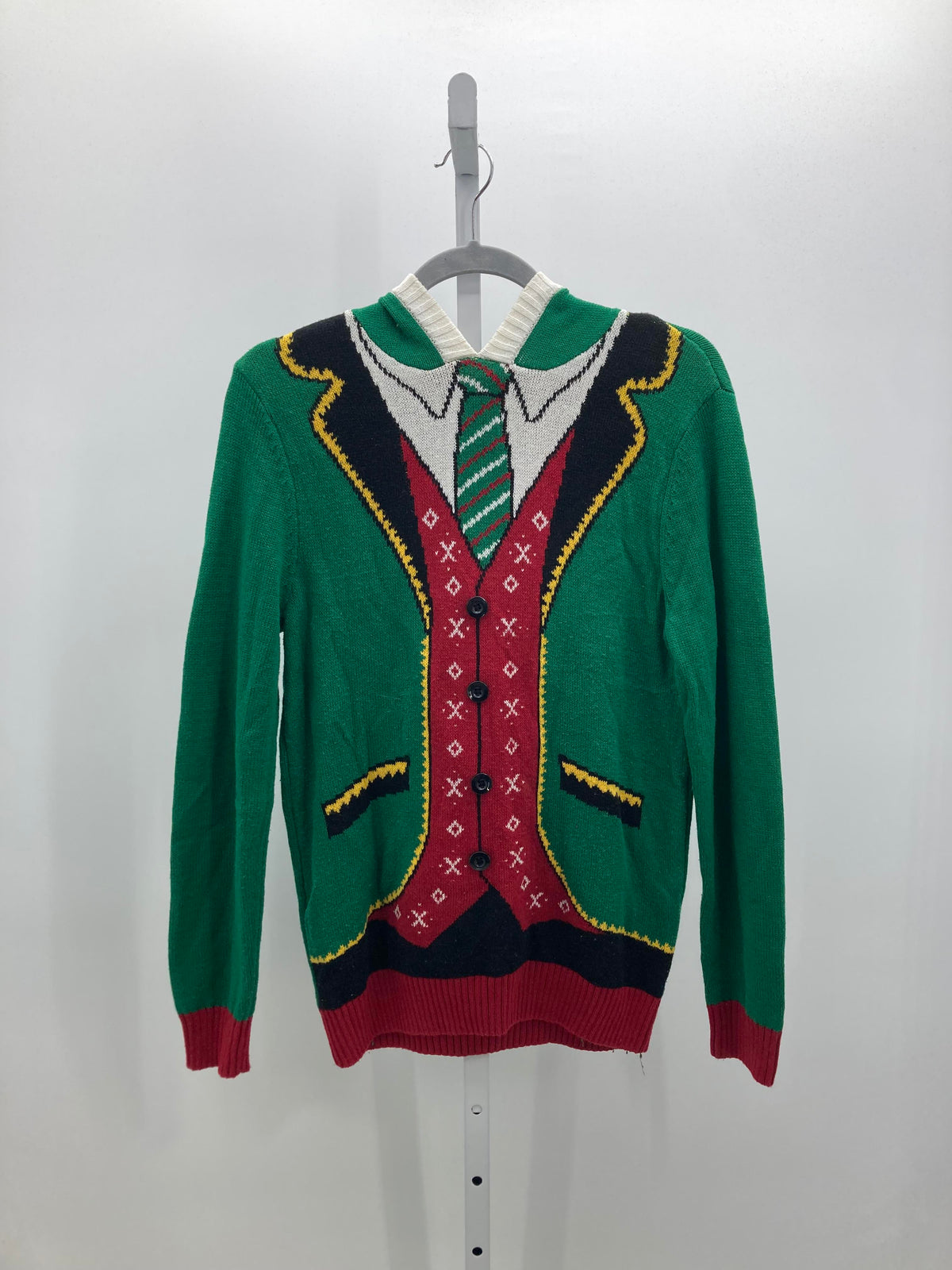 HOODED ELF SWEATER.