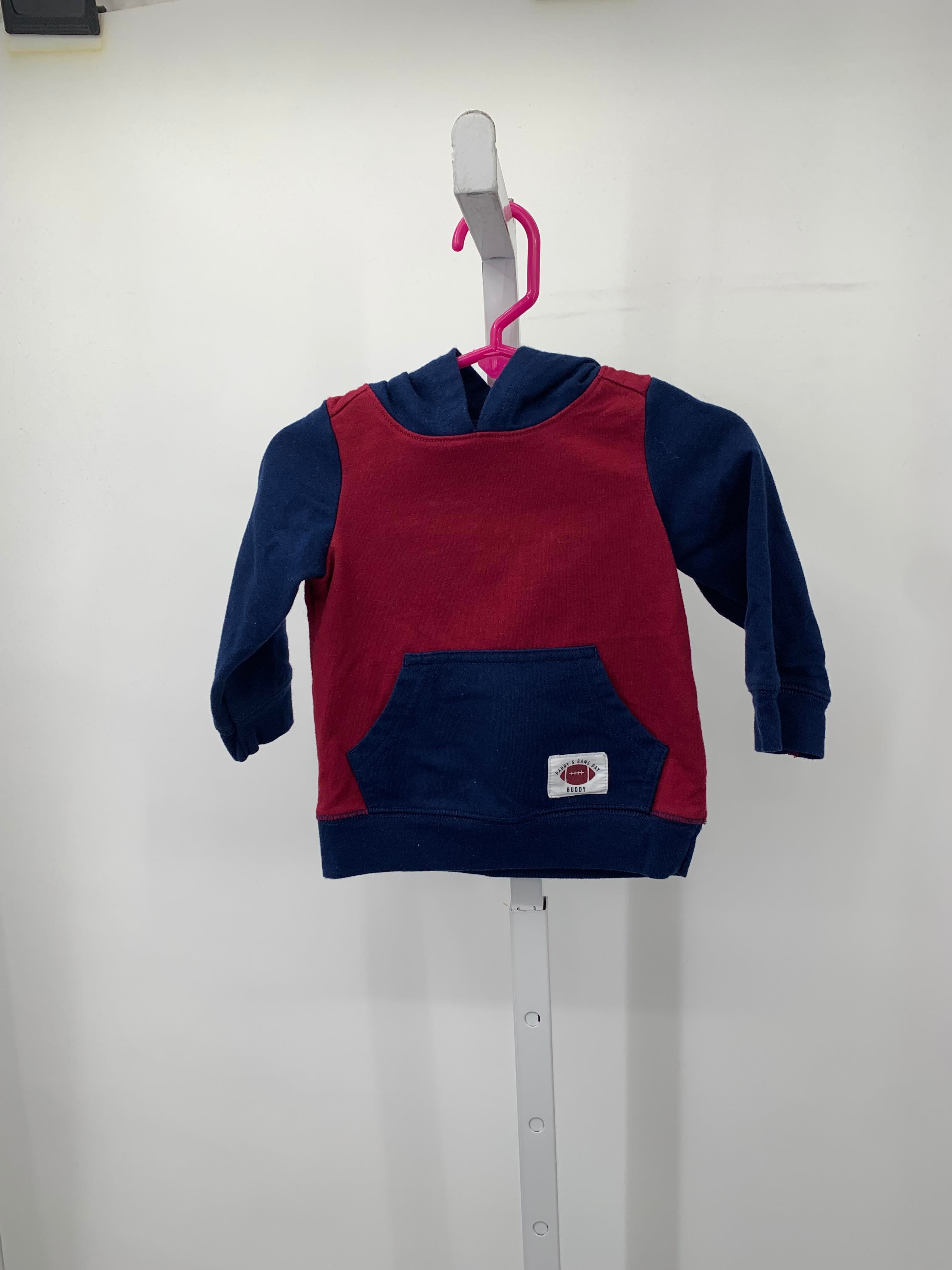 BLUE HOODED KNIT