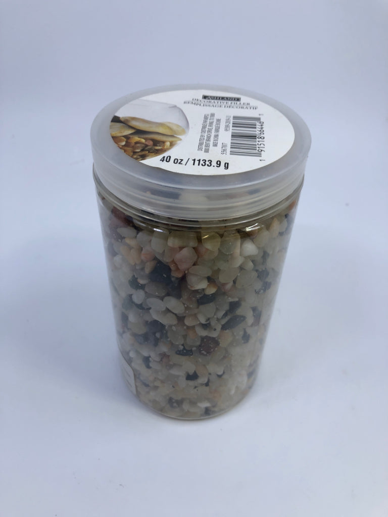 DECORATIVE FILLER SMALL NEUTRAL ROCKS.