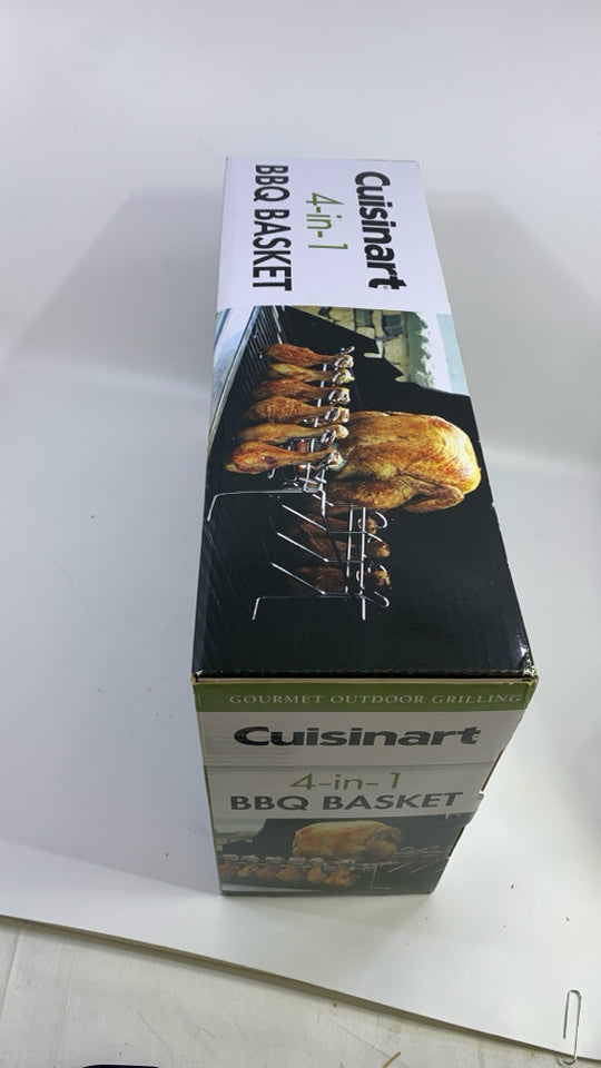 NIB 4 IN 1 BBQ BASKET.