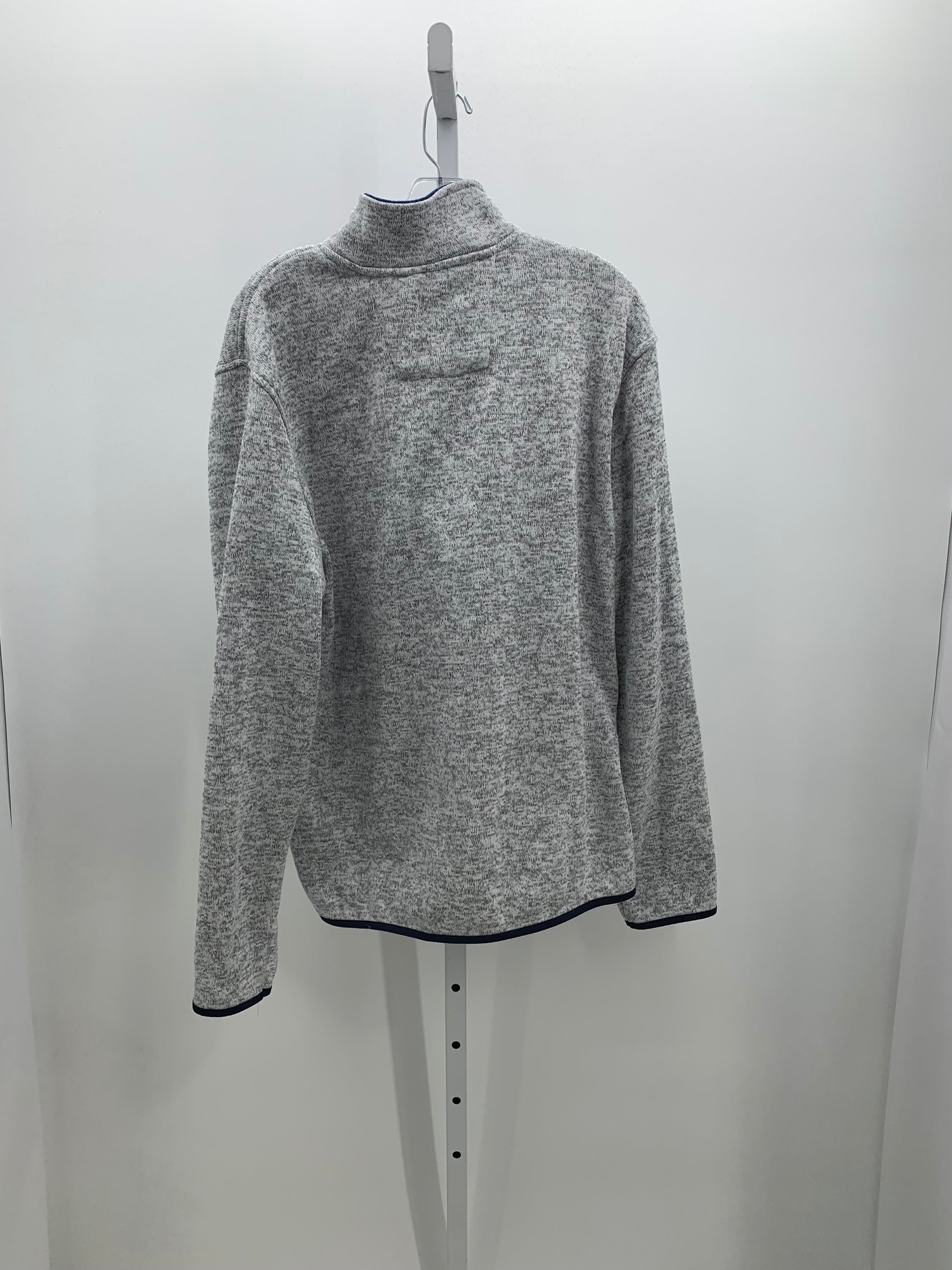 BLUE PARTIAL ZIP