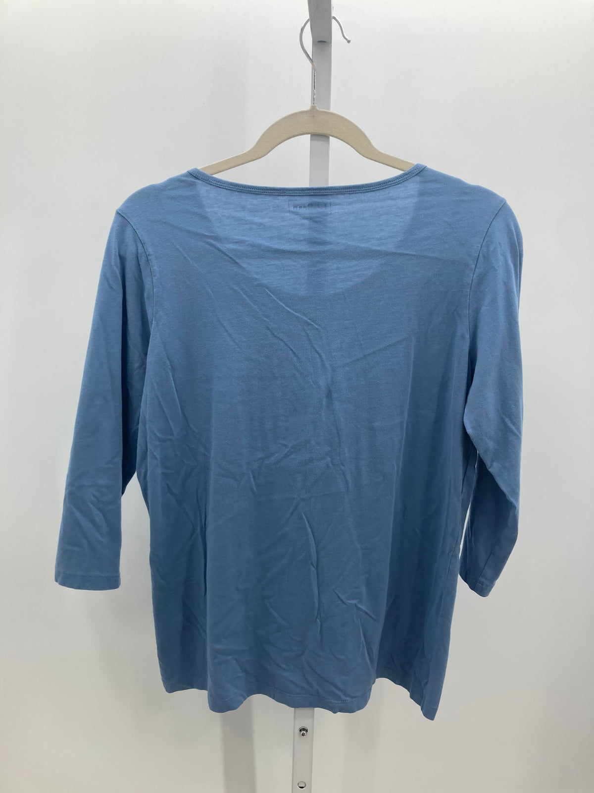 LL Bean Size M Misses 3/4 Sleeve Shirt