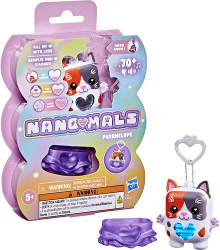 Nano-Mals Purrnelope the Calico Kitty Electronic Fidget Pet -