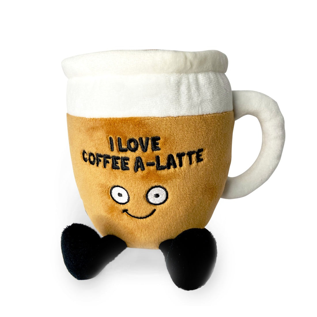 "I Love Coffee A-Latte!" Plush Coffee