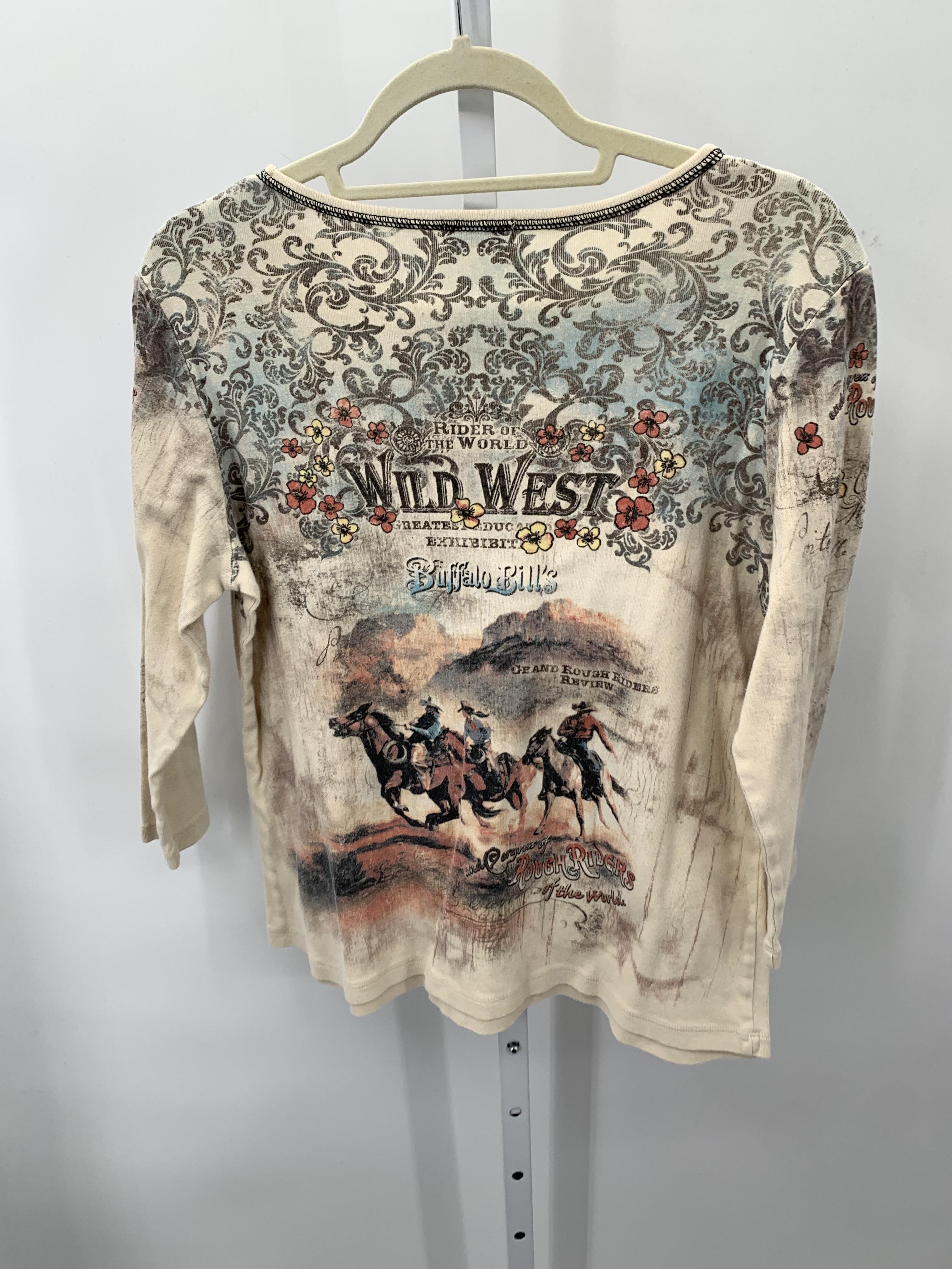 Size Large Misses 3/4 Sleeve Shirt