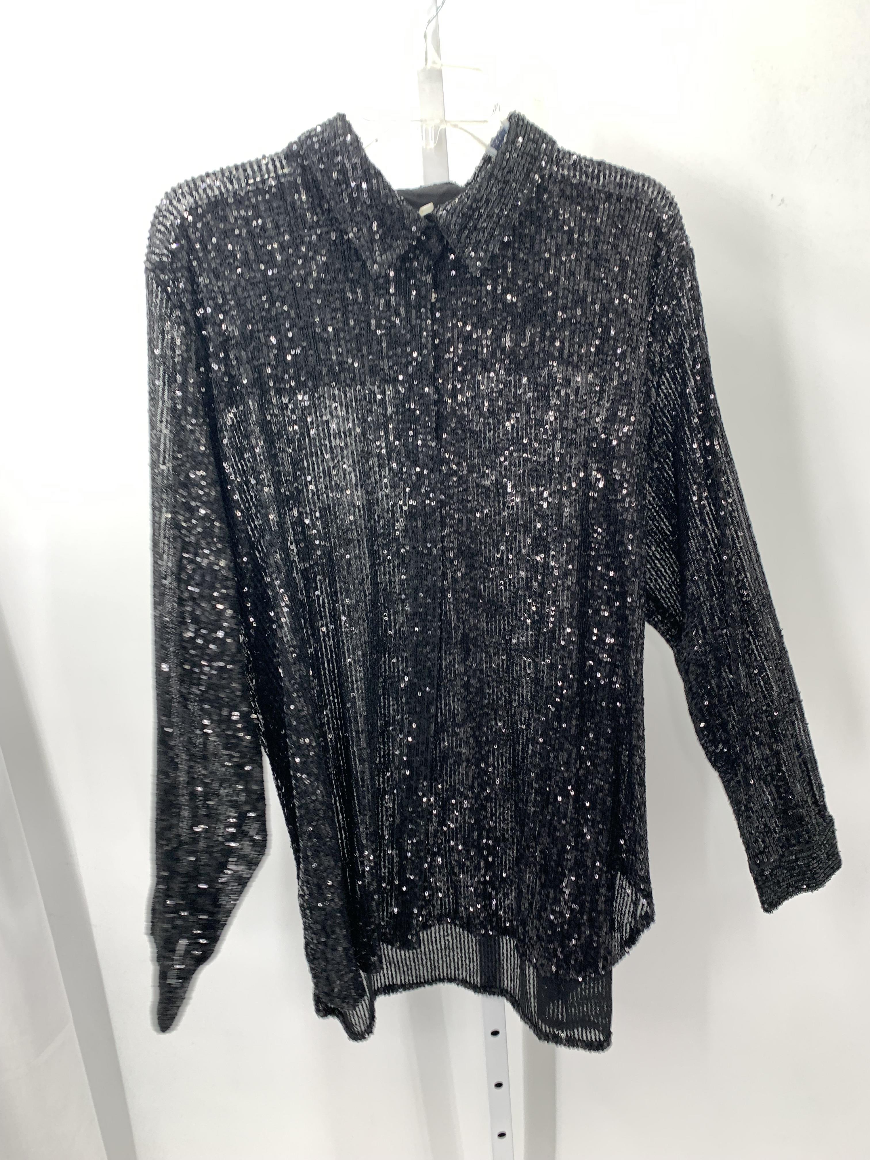 Calvin Klein Size 2X Womens Long Sleeve Shirt