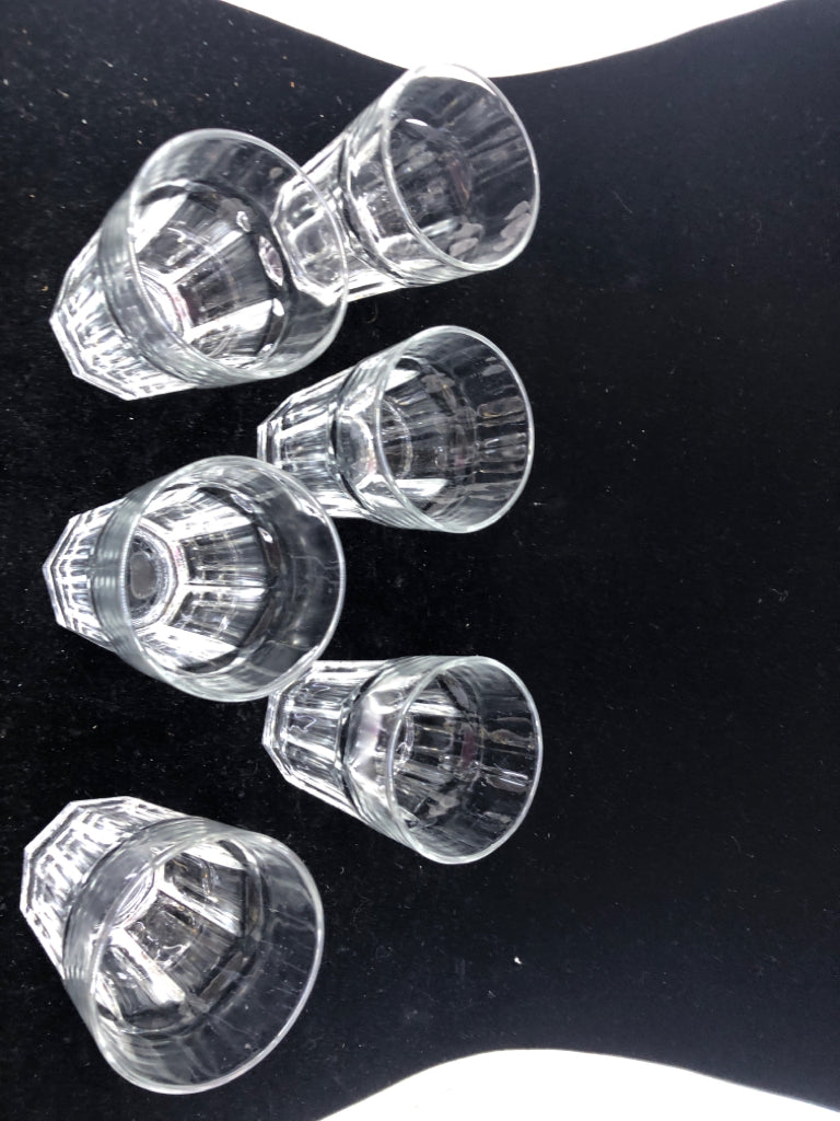 6 DRINKING GLASSES-LIBERTY DURATUFF.