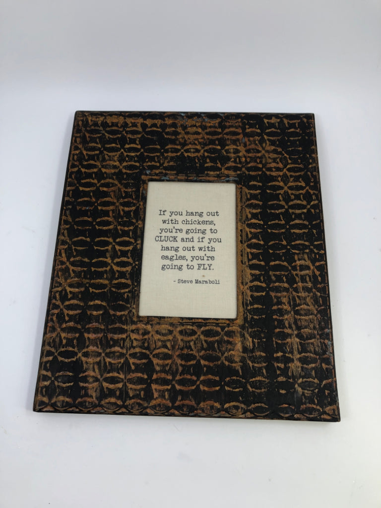 IF YOU HANGOUT W/ CHICKENS-FRAMED SIGN.