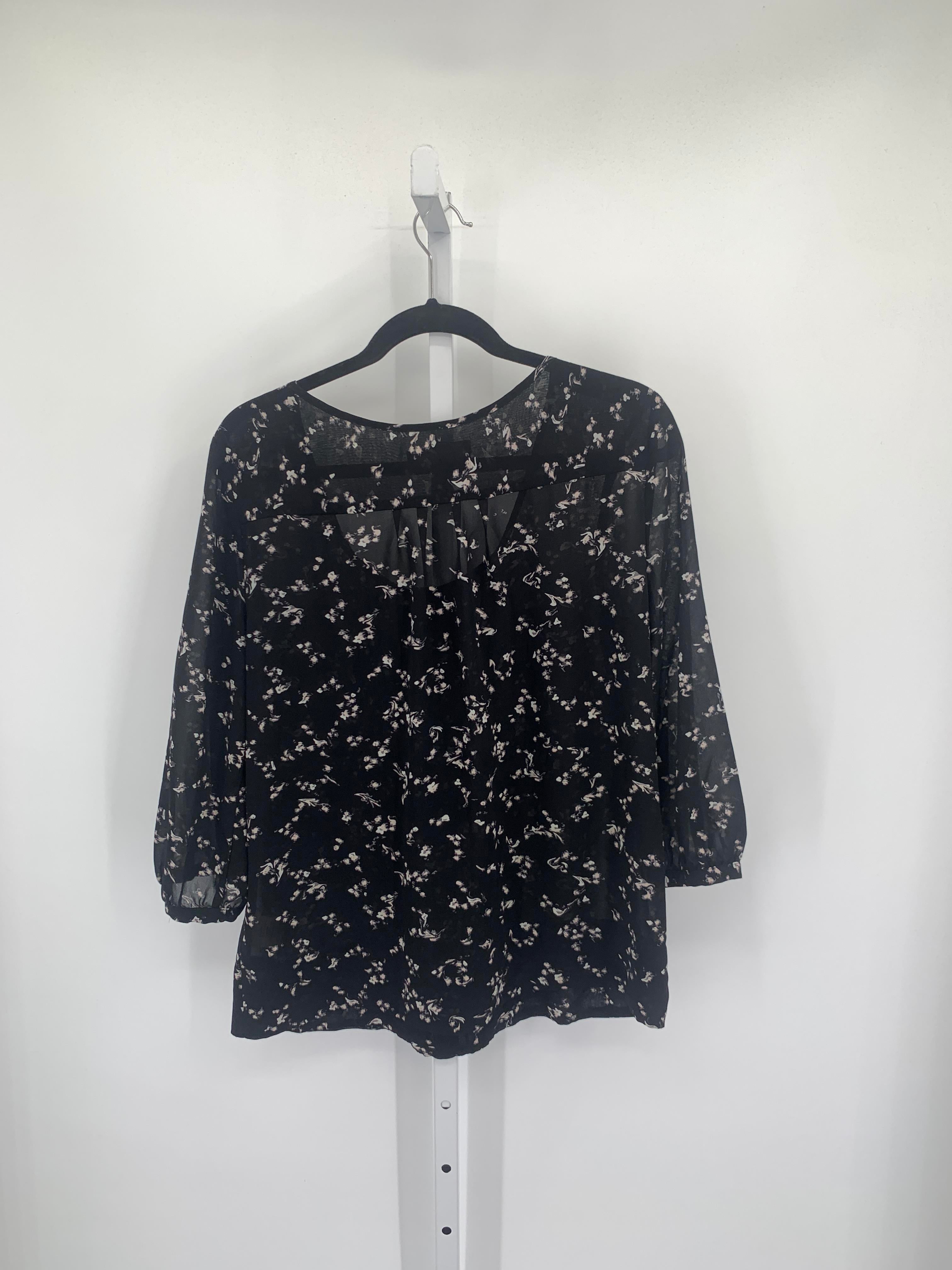 philosophy Size Large Misses 3/4 Sleeve Shirt