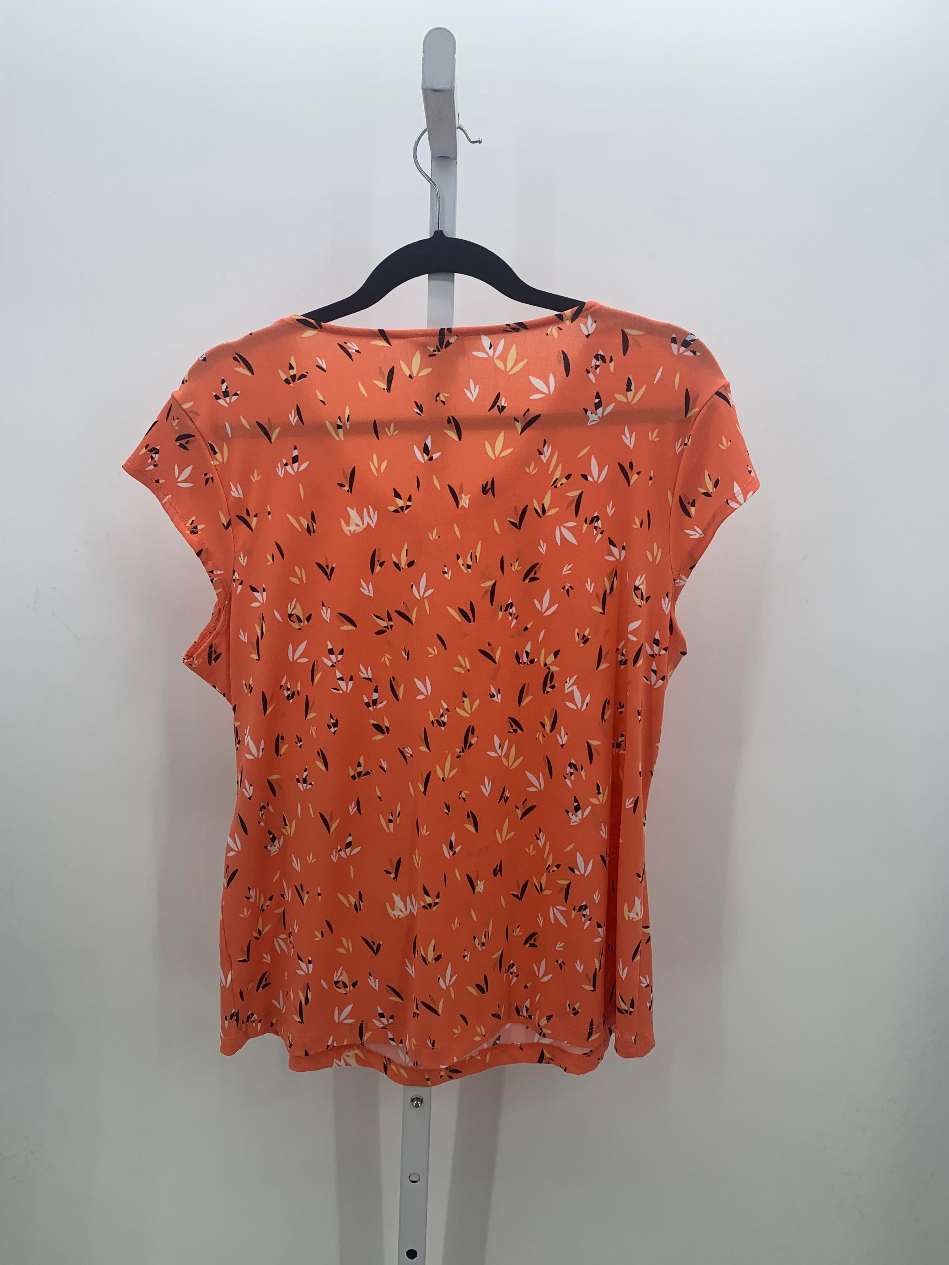 Liz Claiborne Size Large Misses Short Sleeve Shirt