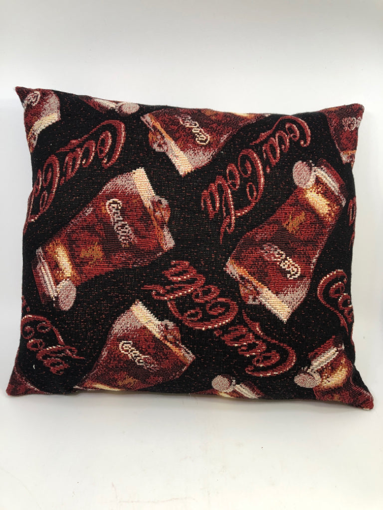 VTG STYLE COCA-COLA PILLOW.