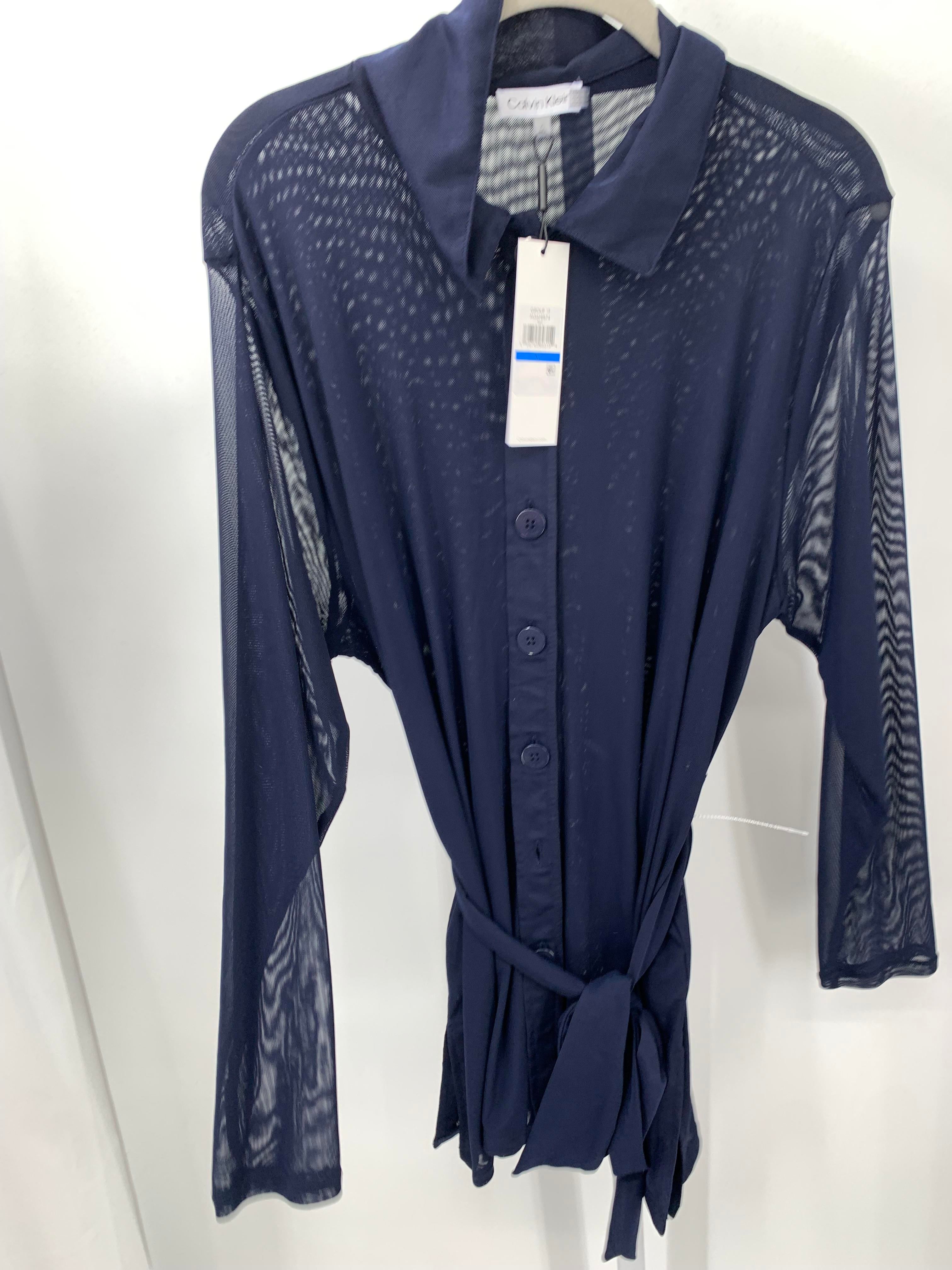 Calvin Klein Size Extra Large Misses Long Sleeve Shirt