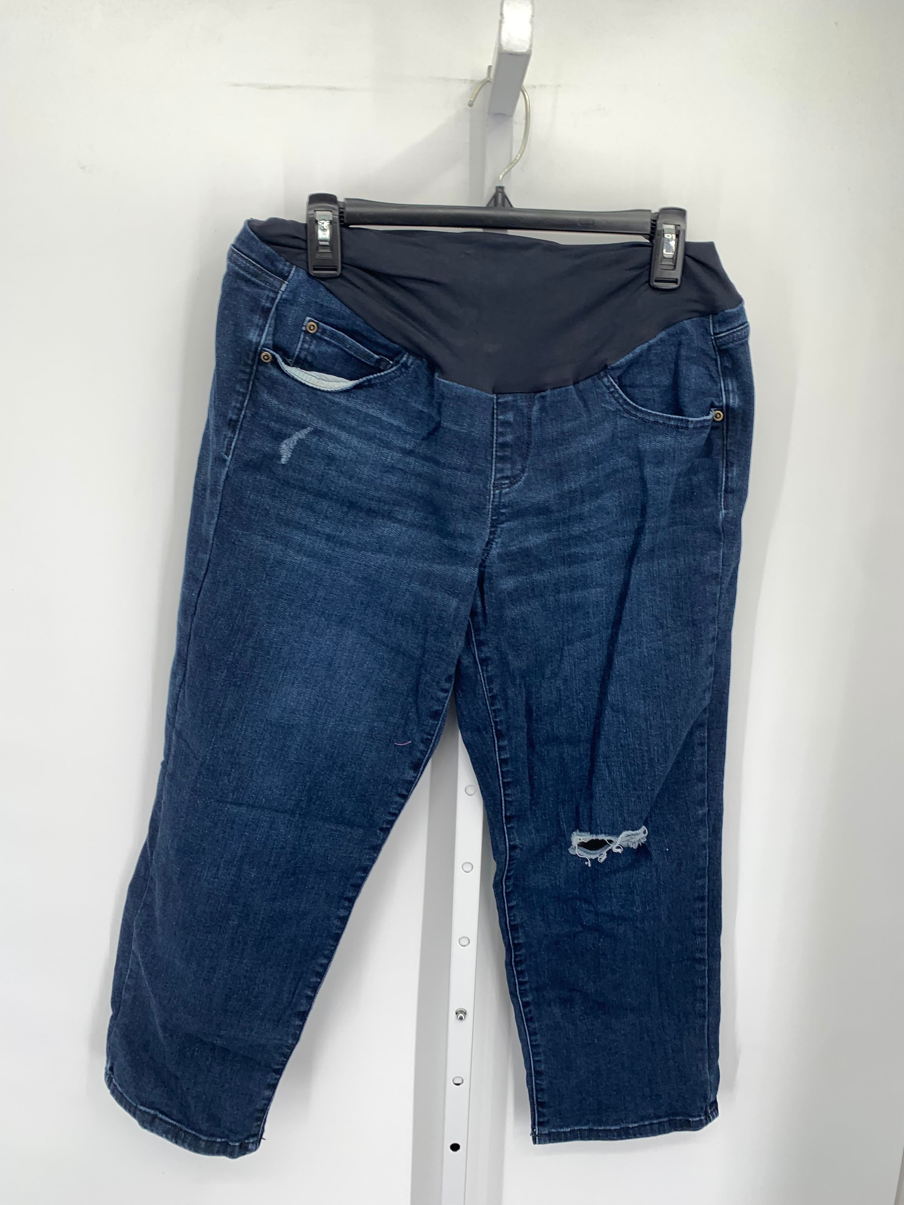 Sonoma Denim Size 14 Maternity Capri