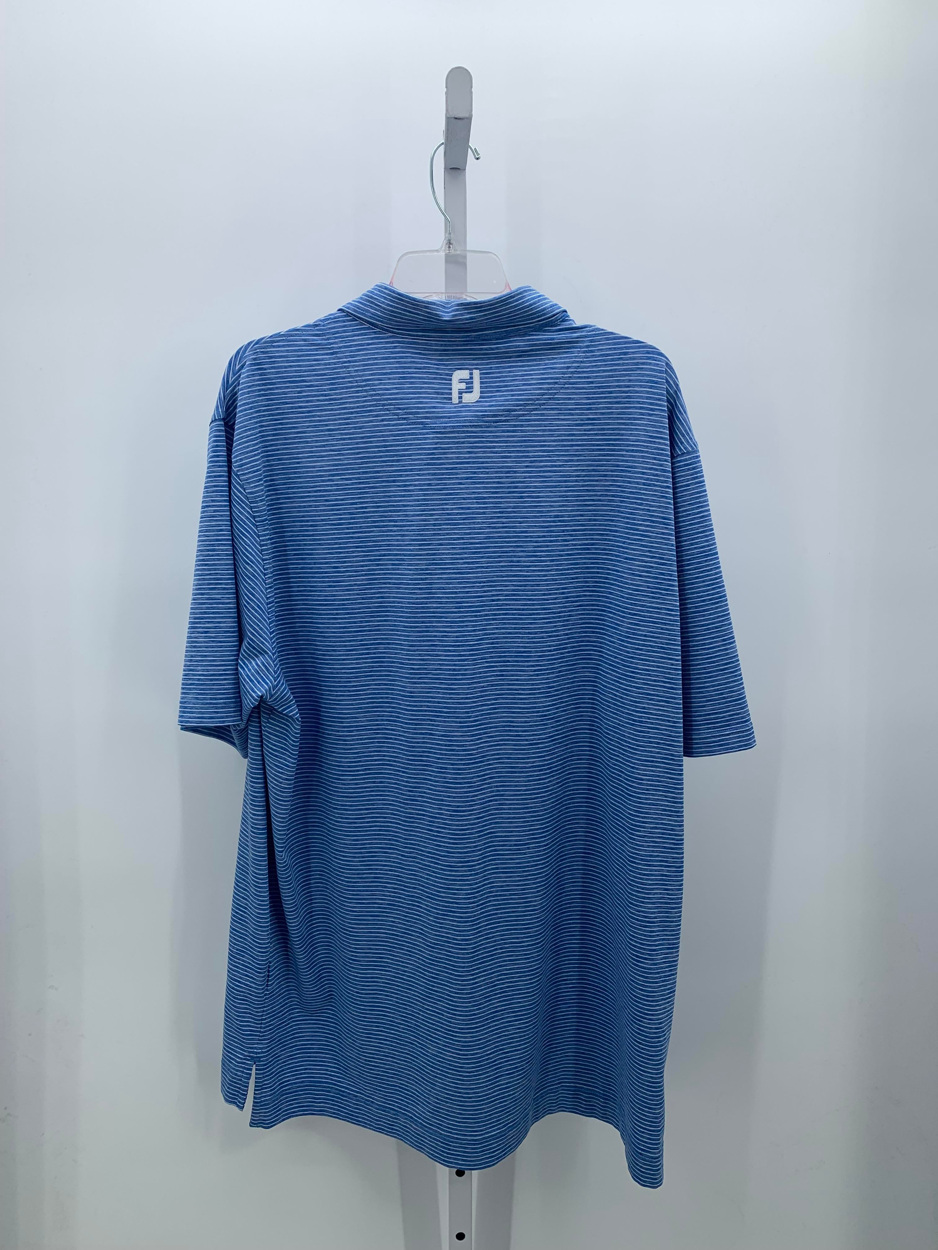 WHITE STRIPRES POLO.