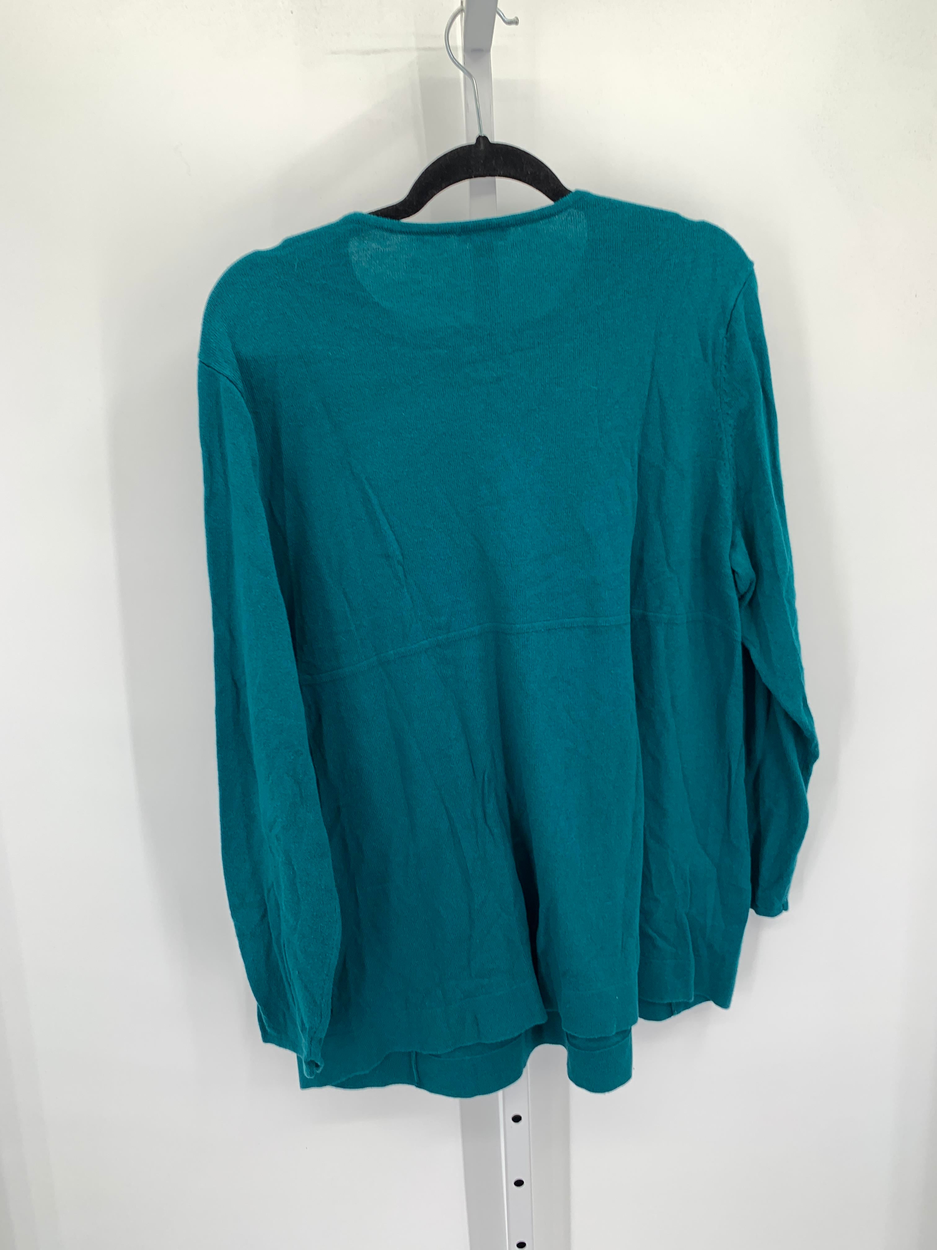 J-Jill Size Extra Large Misses Long Sleeve Shirt