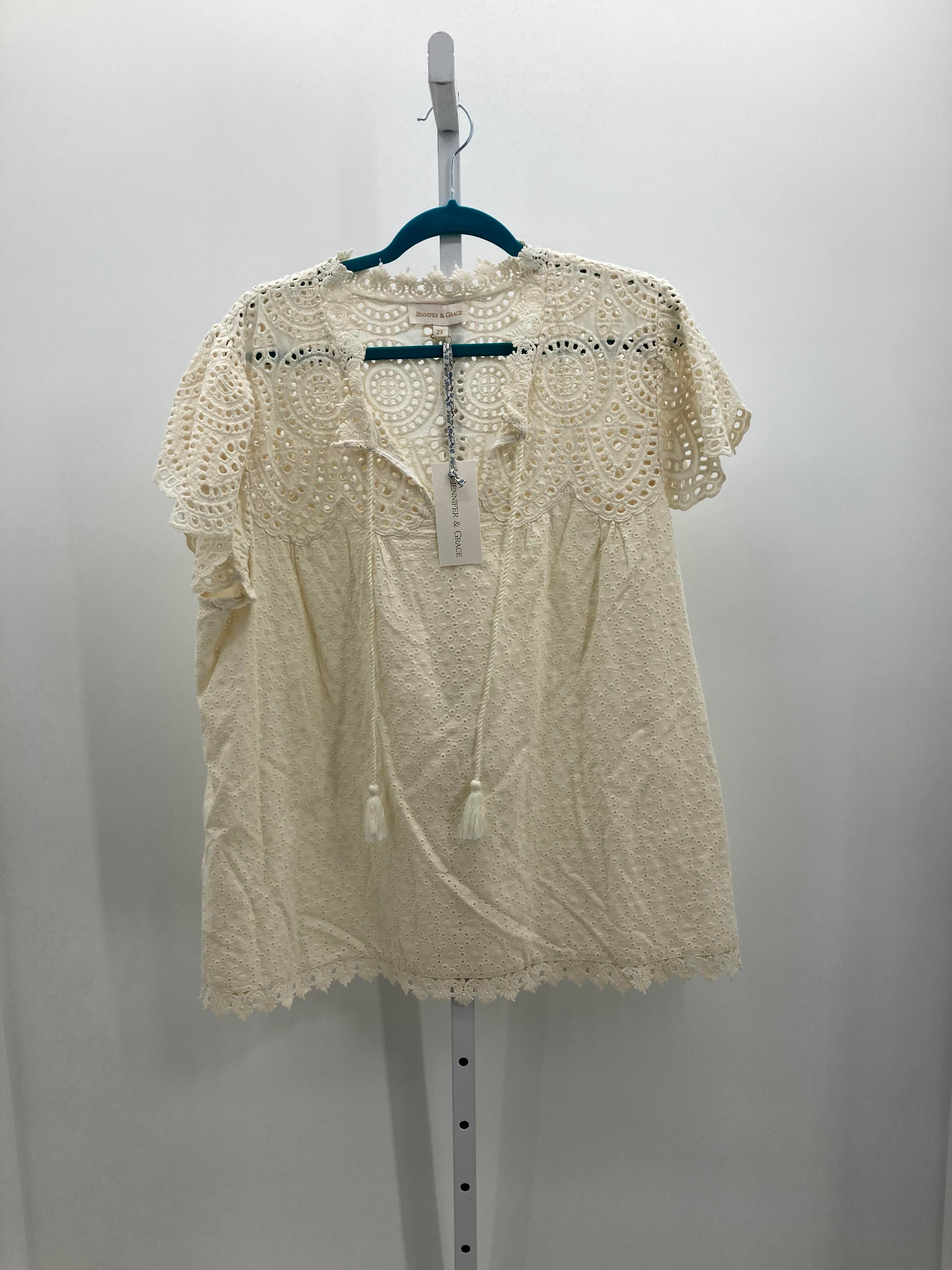 Size 2X Womens Short Sleeve Shirt