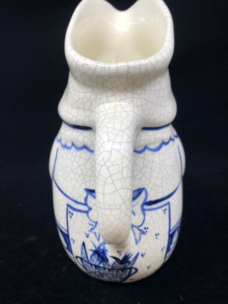 DEDHAM POTTERY MRS JENKINS WOMAN PITCHER.