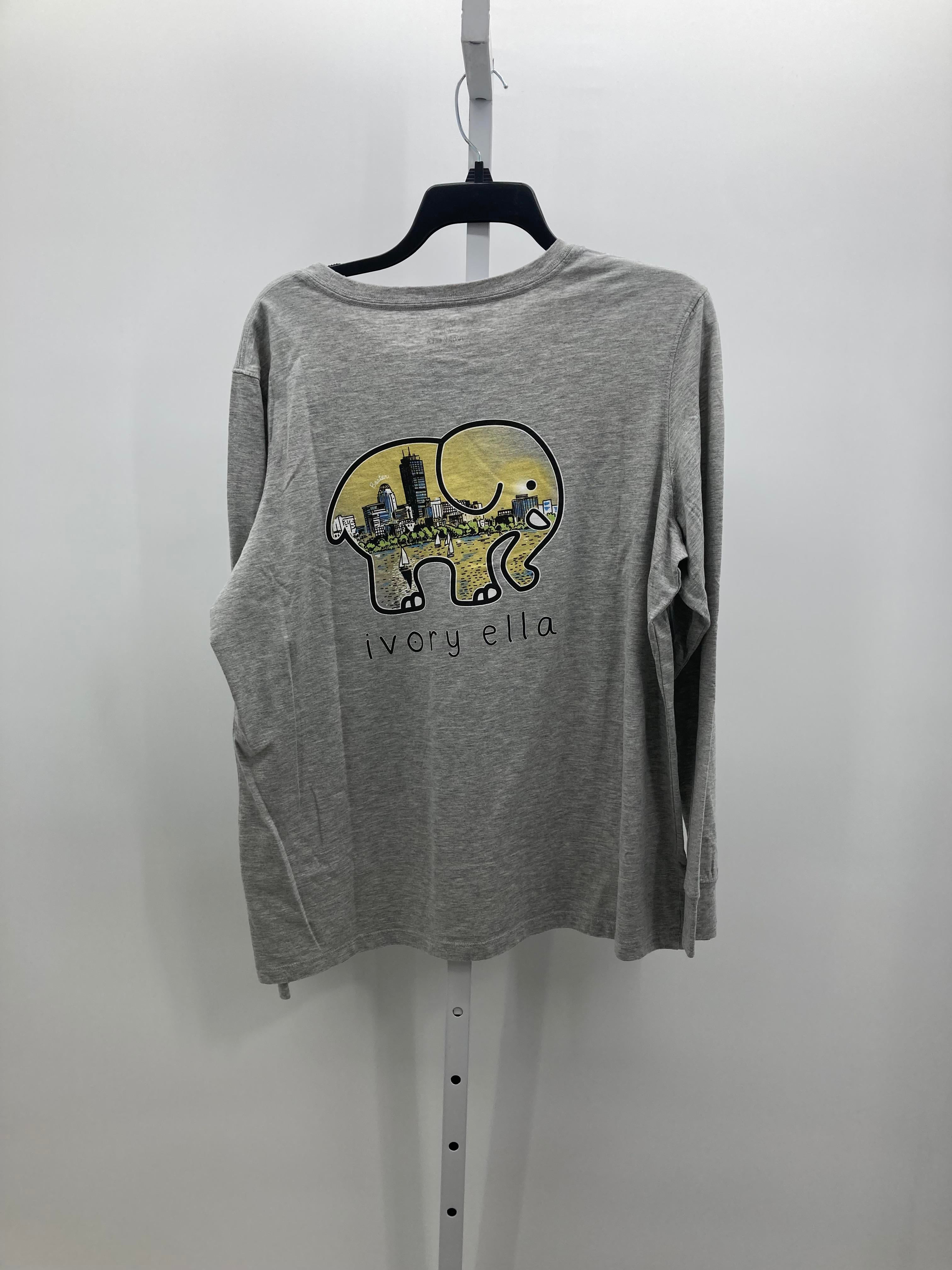 Ivory Ella Size Extra Large Juniors Long Sleeve Shirt