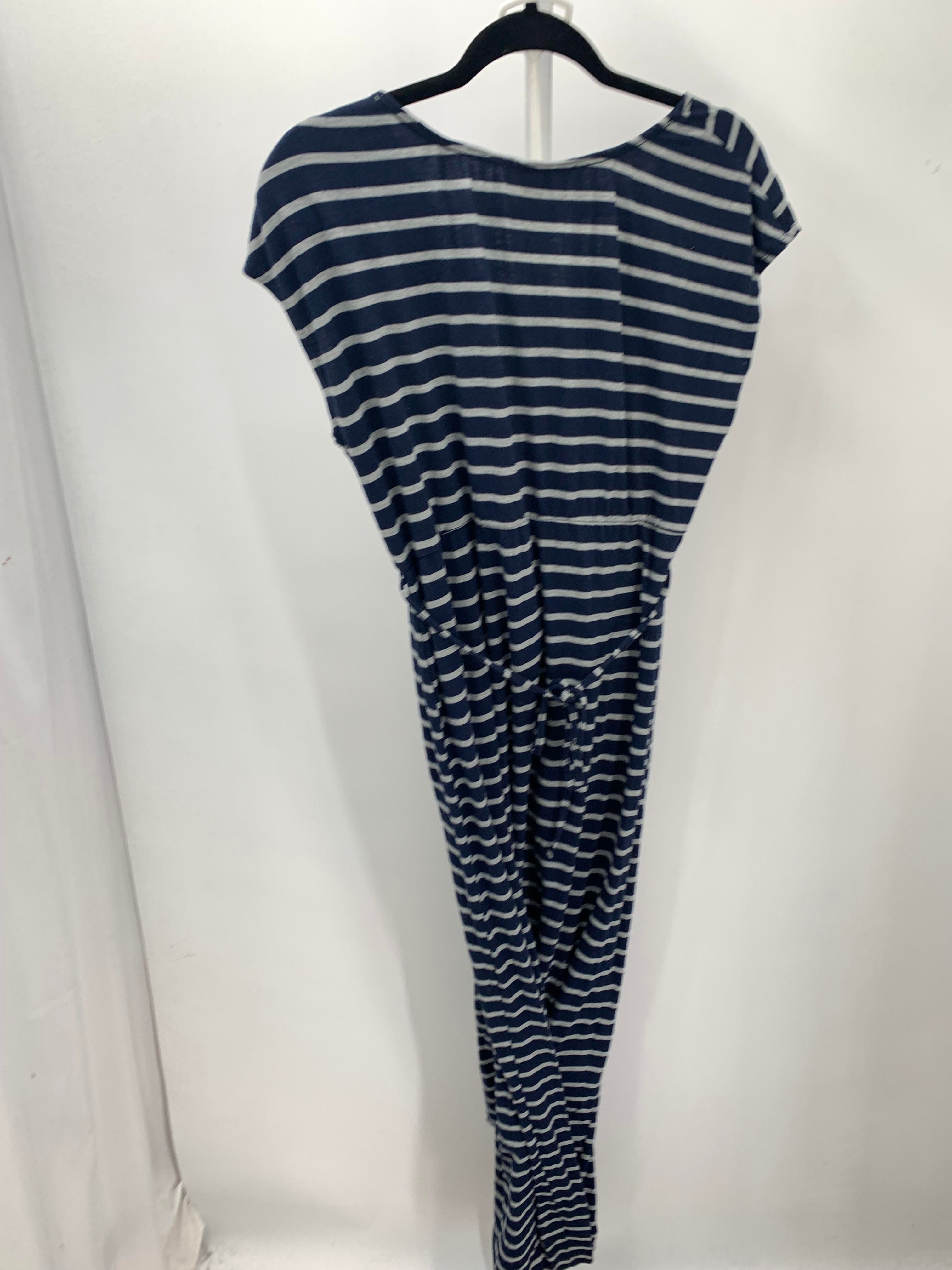 Motherhood Navy Size Large Maternity Short Sleeve Dress