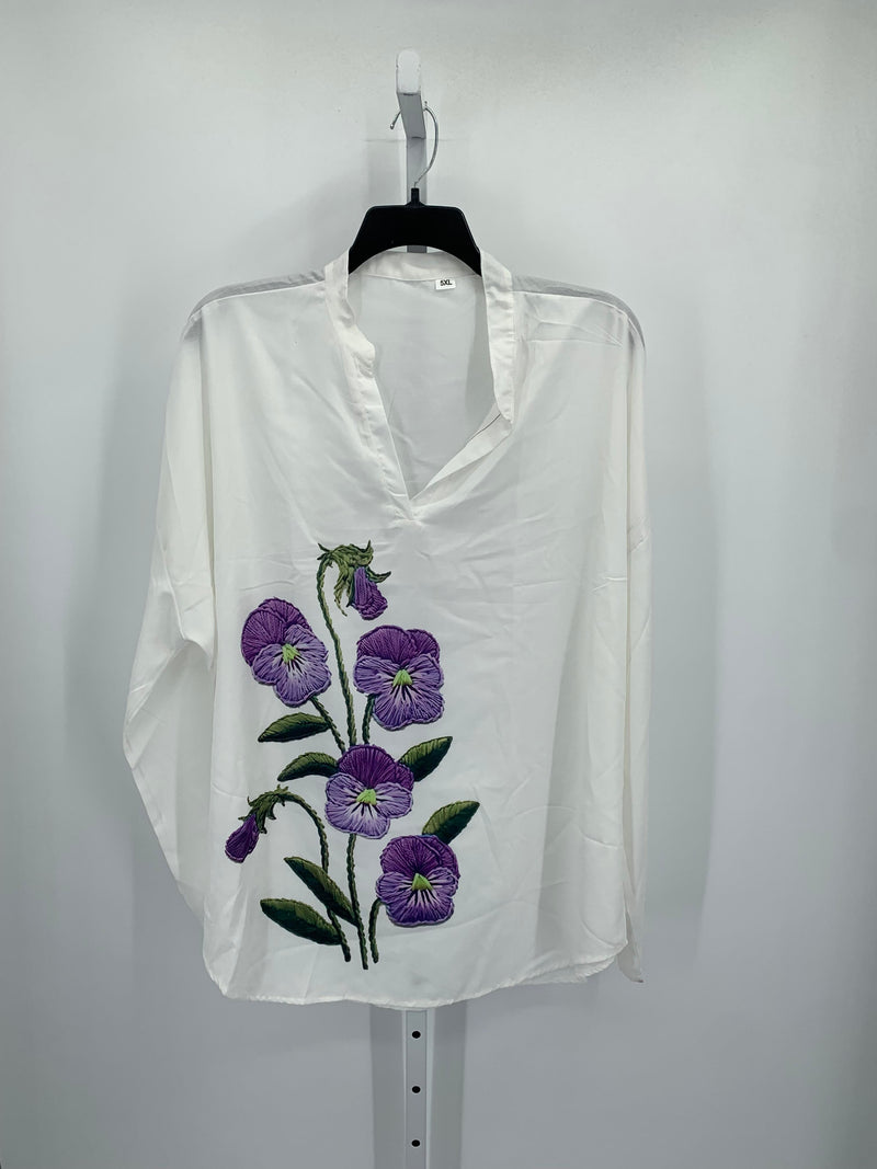 Size 5X Womens Long Sleeve Shirt