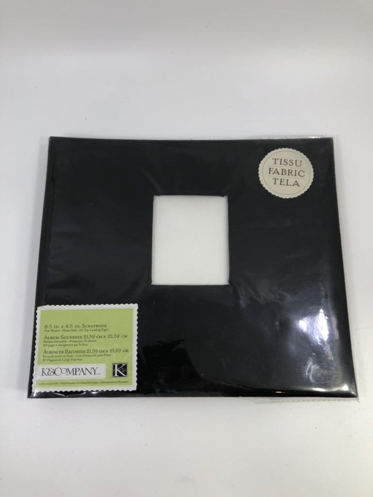 NWT K&COMPANY BLACK SCRAPBOOK.