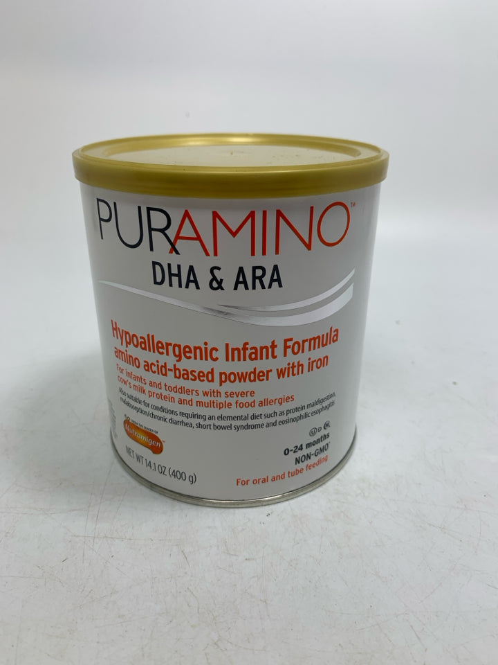 Puramino DHA & ARA Hypoallergenic Infant Formula 14.1 oz