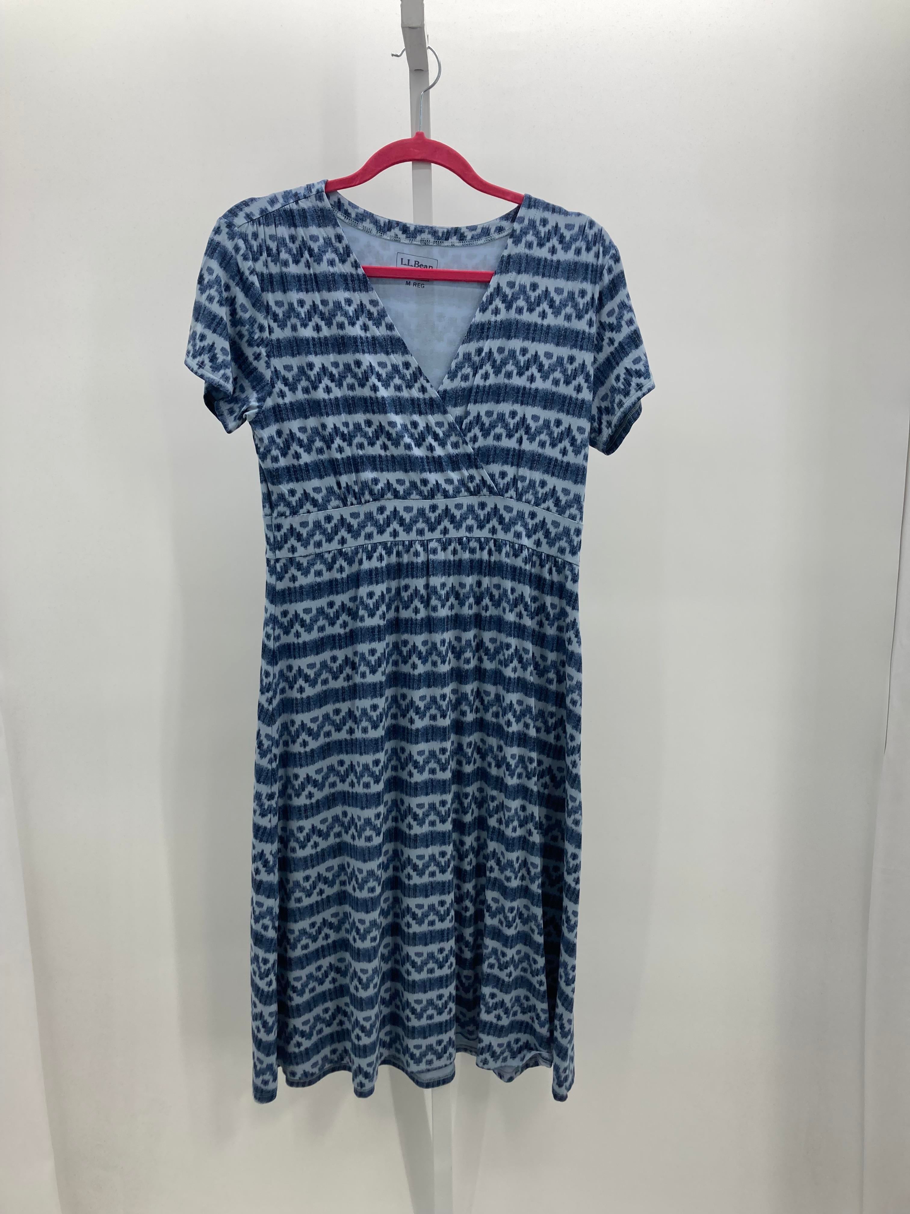 LL Bean Size Medium Misses Short Sleeve Dress