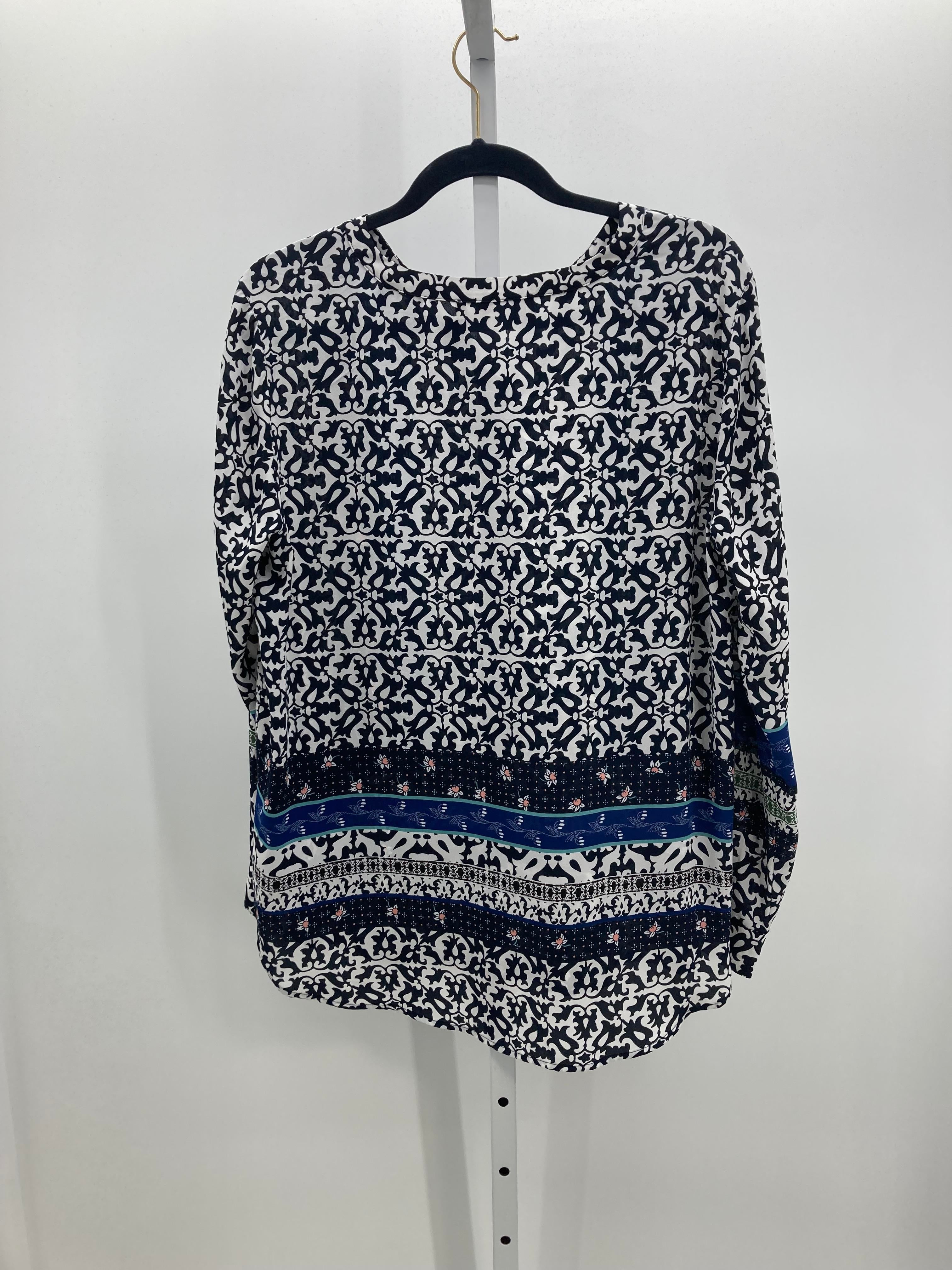 Loft Size Large Misses Long Sleeve Shirt