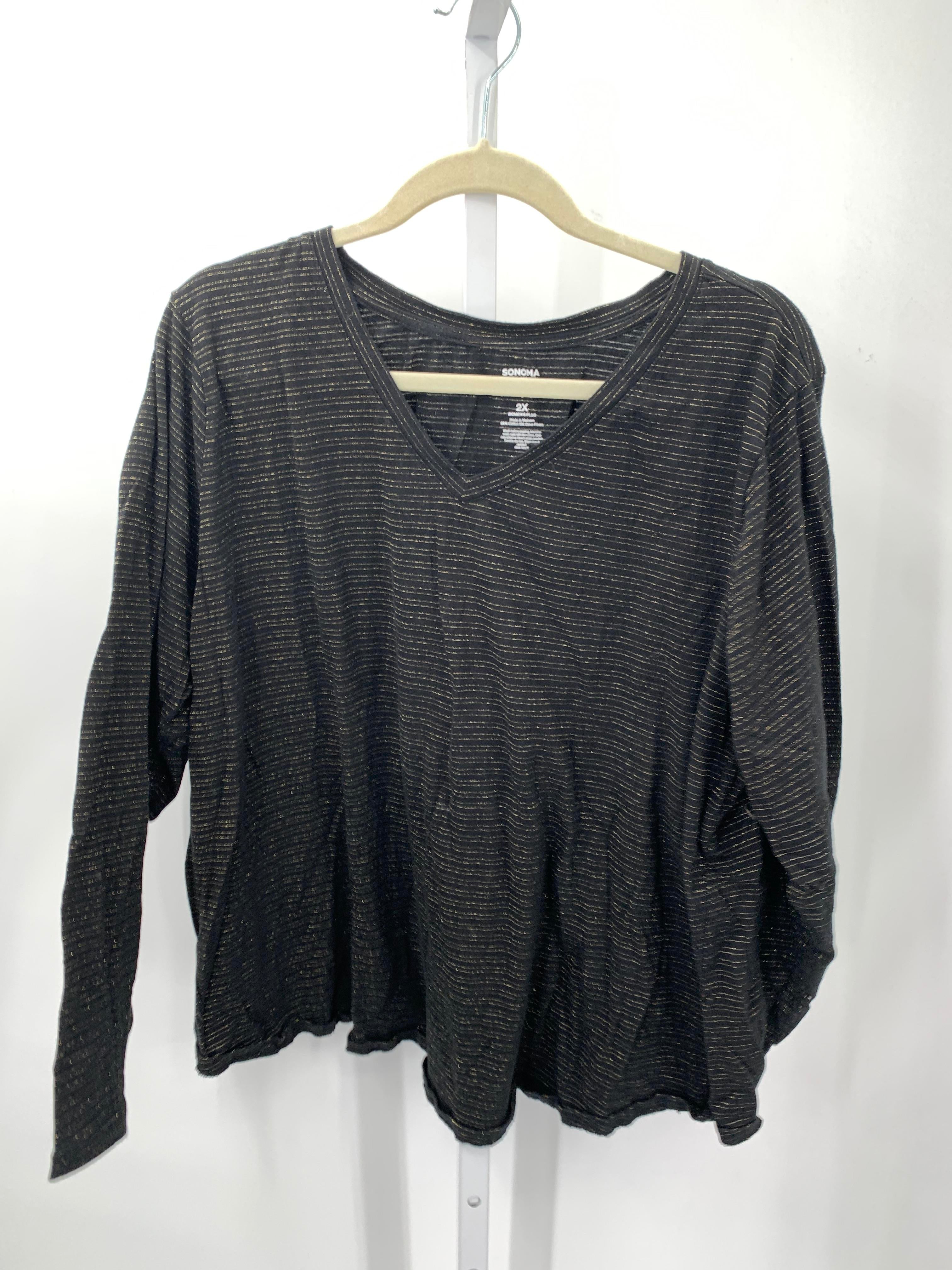 Sonoma Size 2X Womens Long Sleeve Shirt