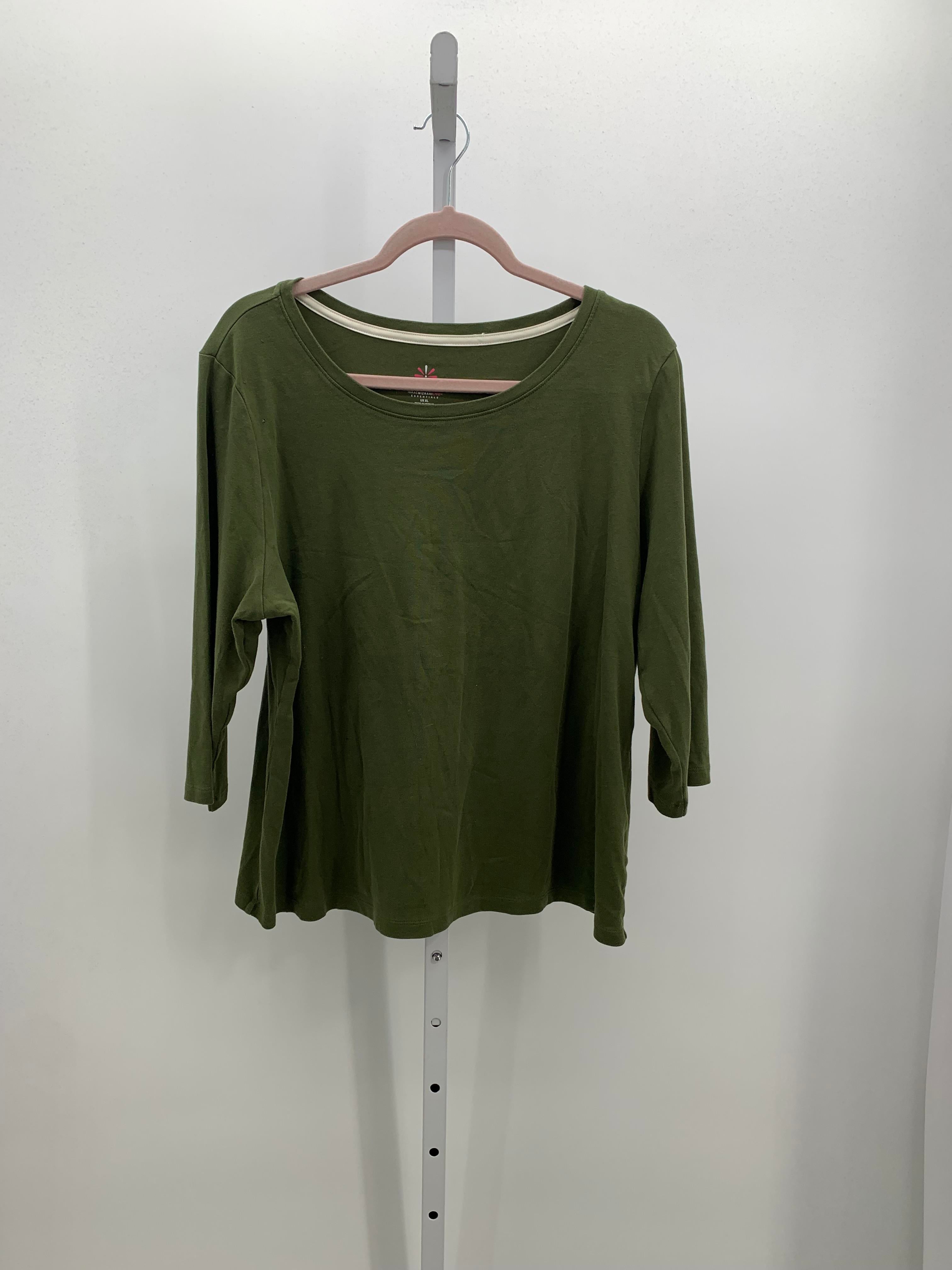 Isaac Mizrahi Size Extra Large Misses 3/4 Sleeve Shirt