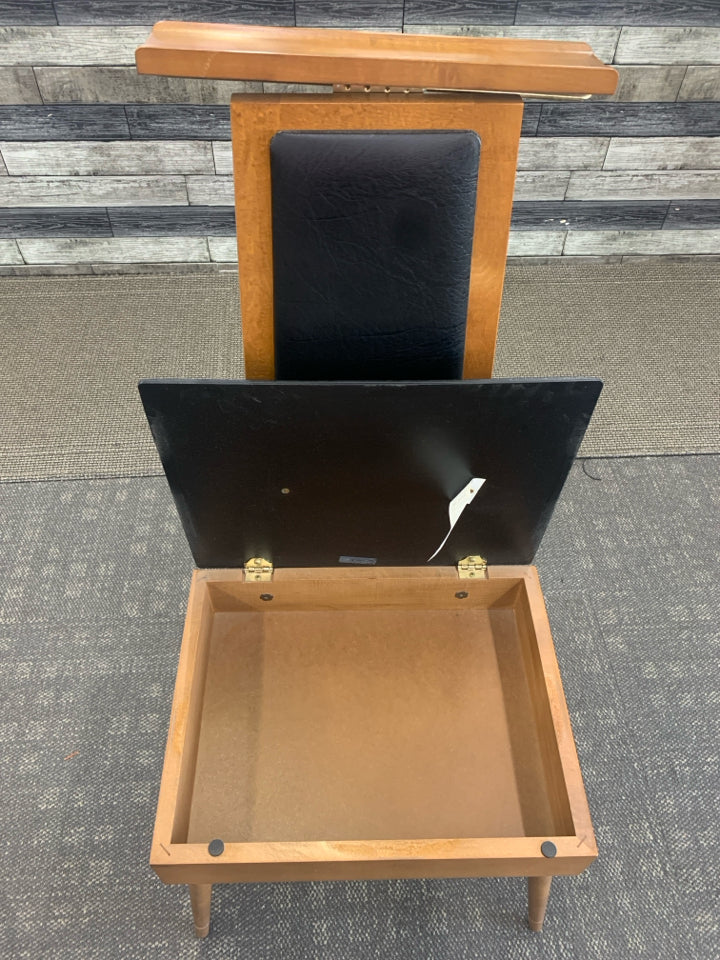 VTG VALET CHAIR W STORAGE.