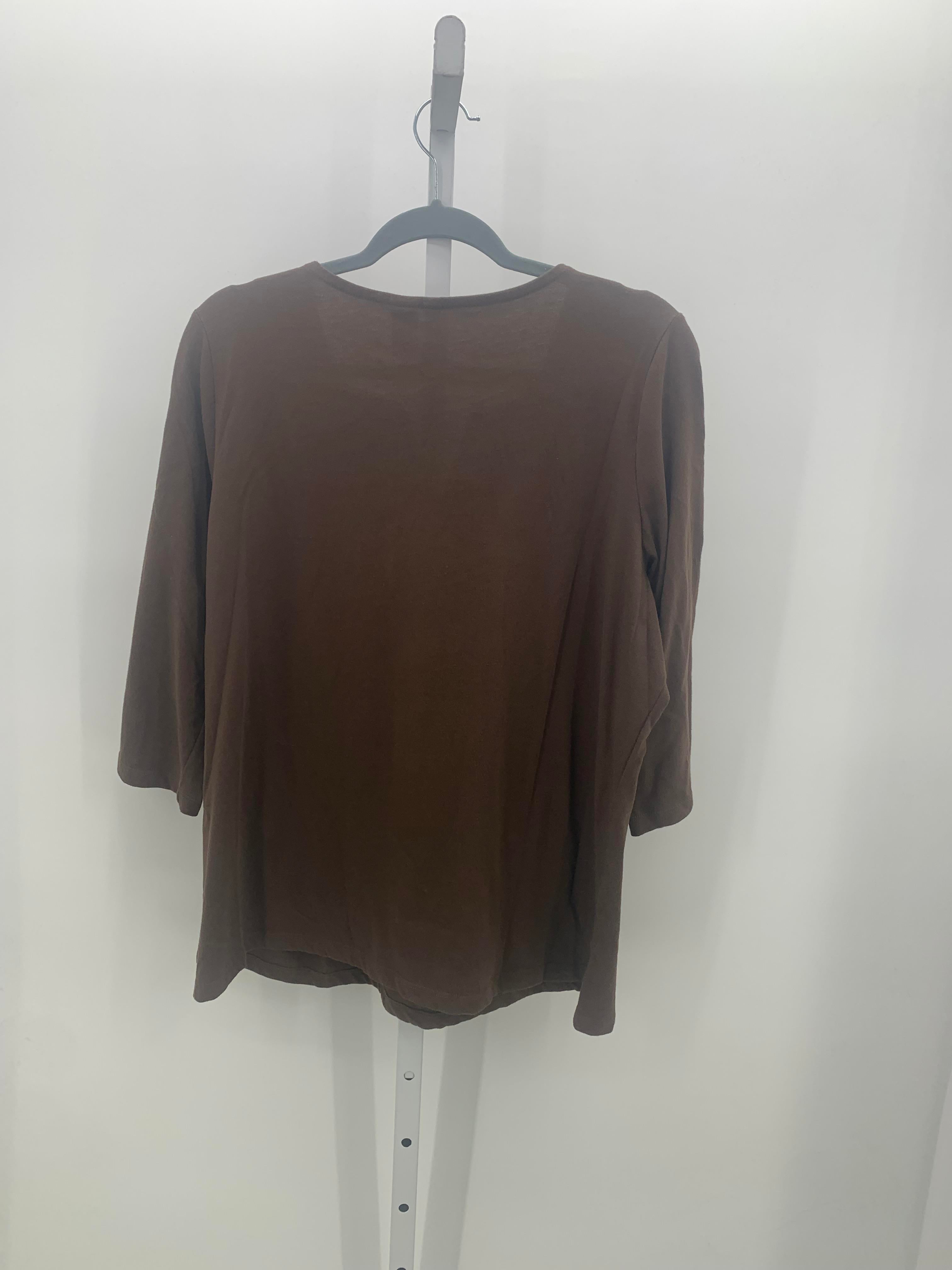 Jason Maxwell Size 1 Misses 3/4 Sleeve Shirt