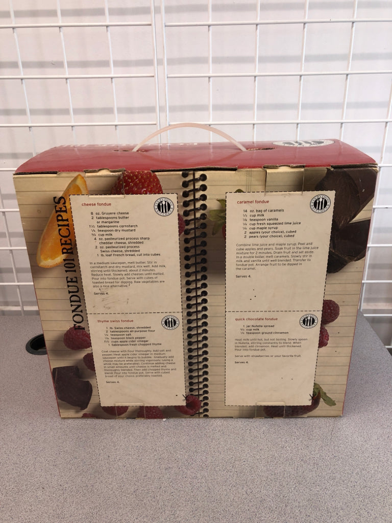 NIB 11 PC FONDUE SET.