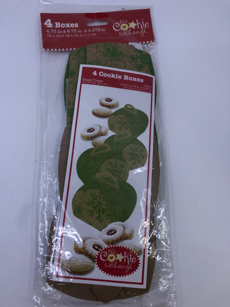 NIP 4 PK COOKIE BOXES