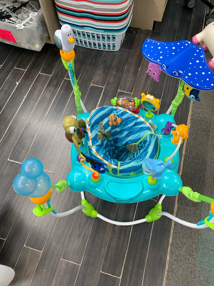 Disney Baby Finding Nemo Sea of Activities Jumper: Plays Music, Freestanding, Ma