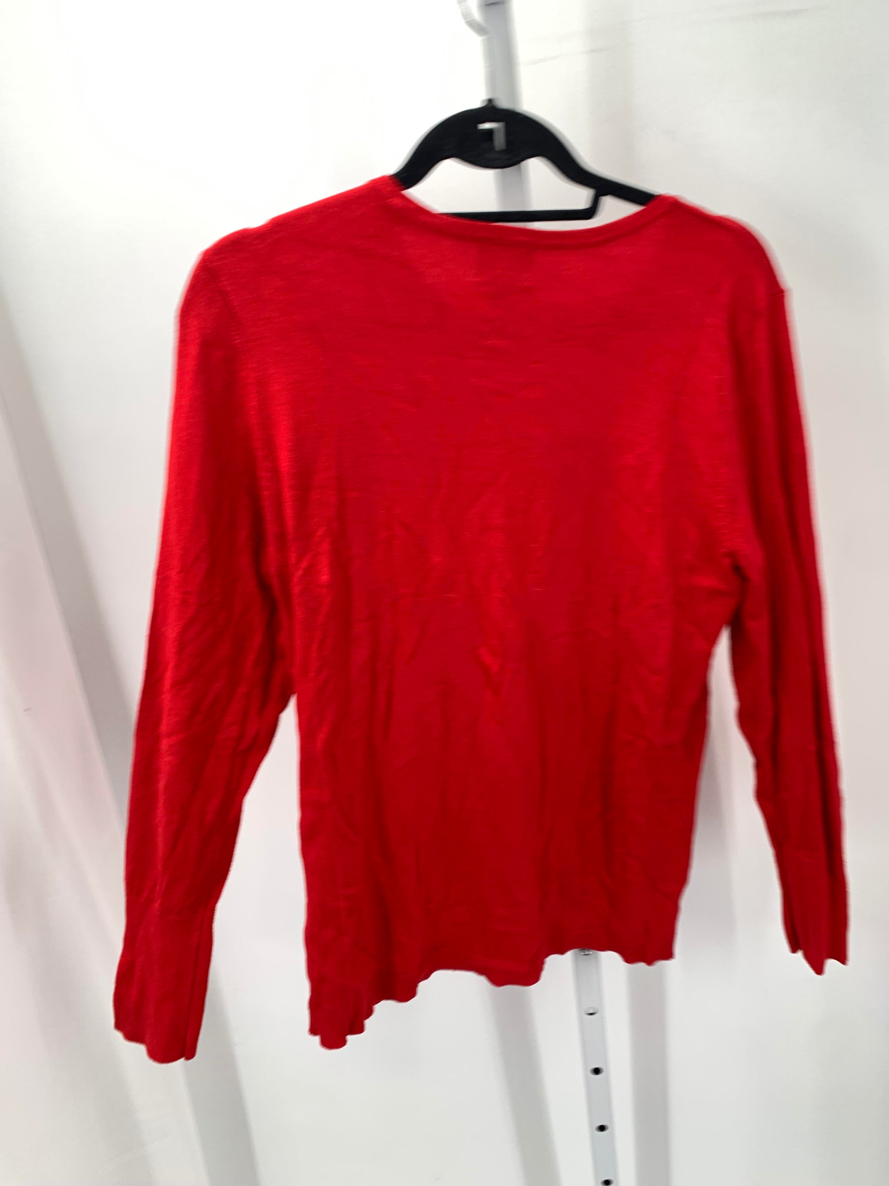 JM Collection Size Medium Misses Long Slv Sweater