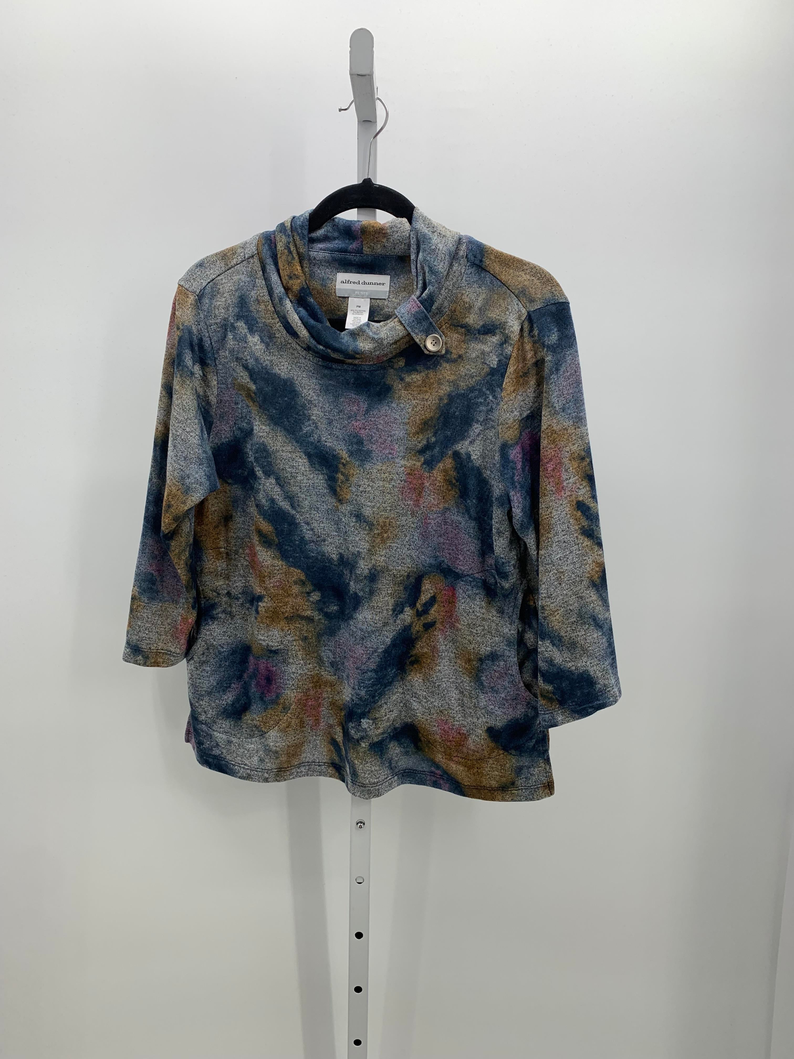 Alfred Dunner Size Medium Petite Petite 3/4 Sleeve Shirt