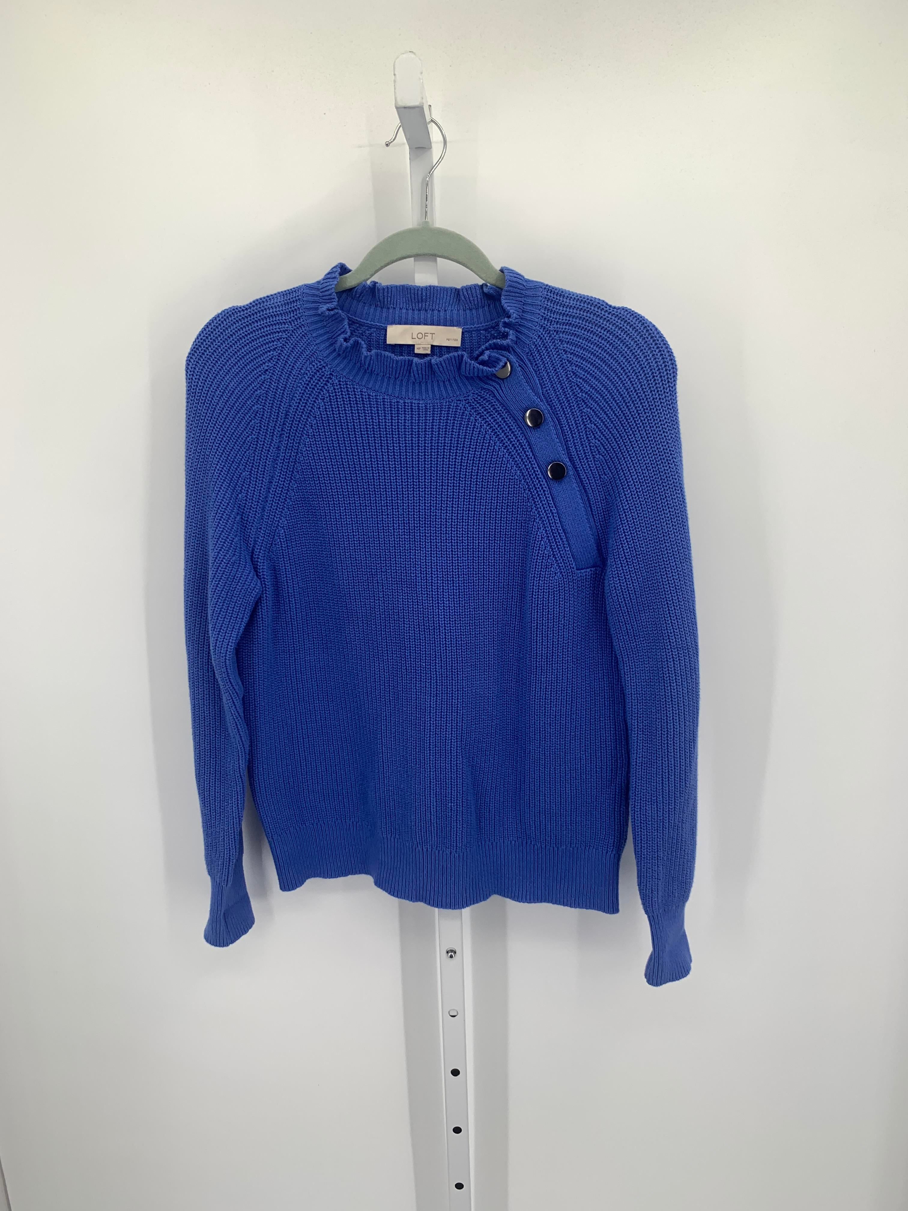 Loft Size Medium Petite Petite Long Slv Sweater